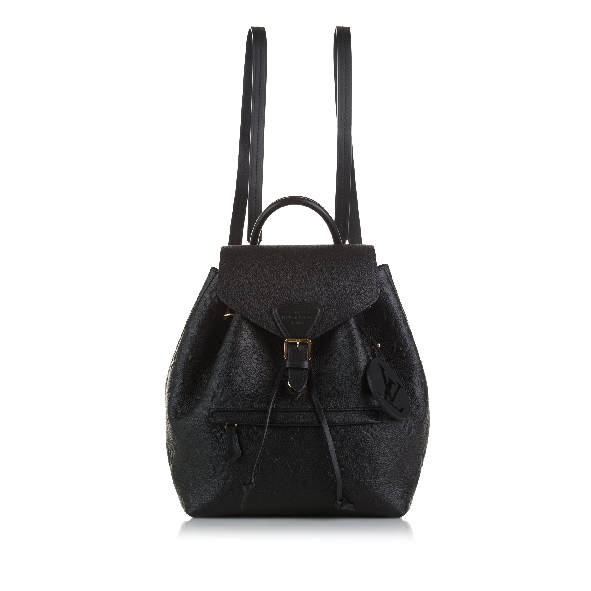 Louis Vuitton Backpack Montsouris Monogram Empreinte Black in