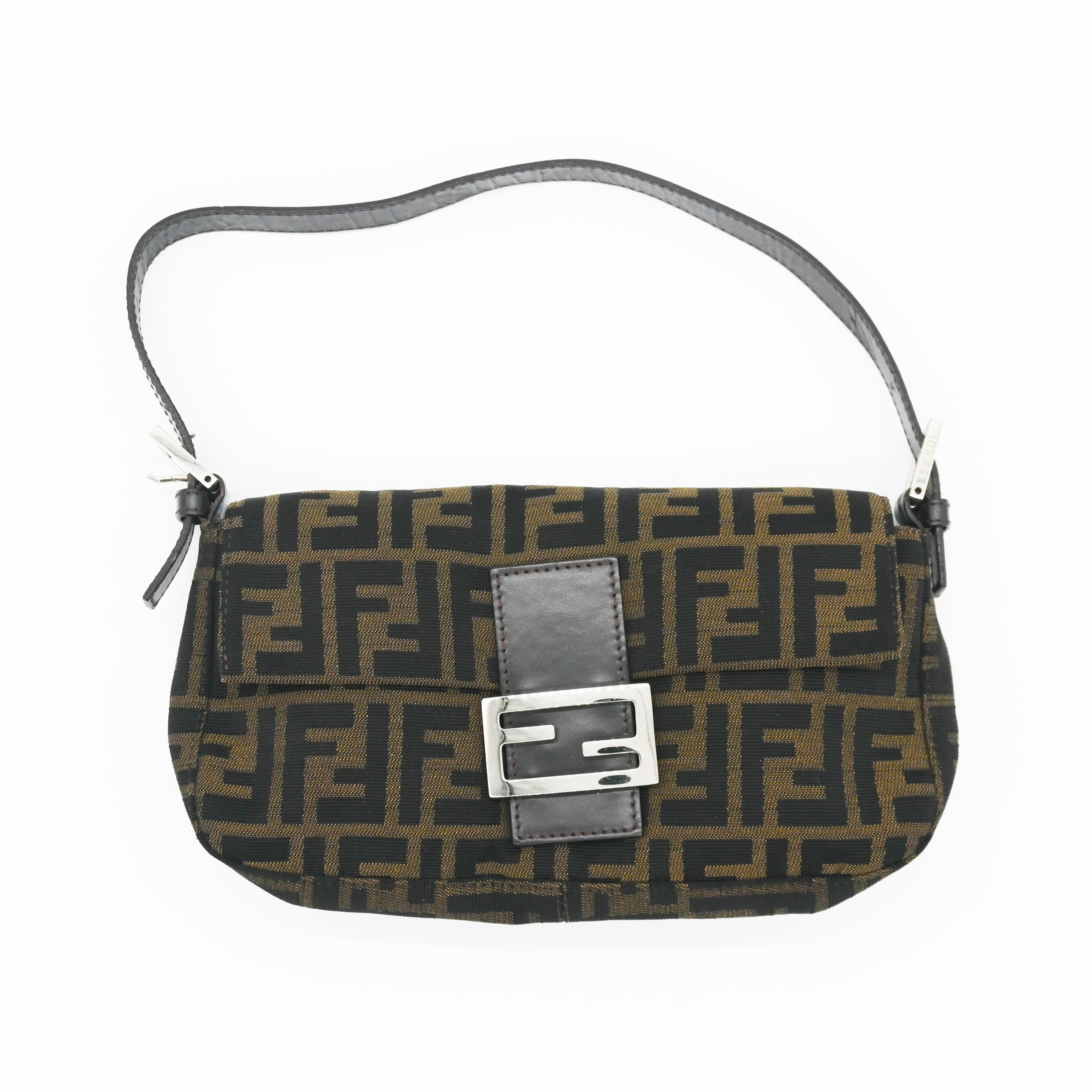 Fendi Zucca Pochette Tobacco