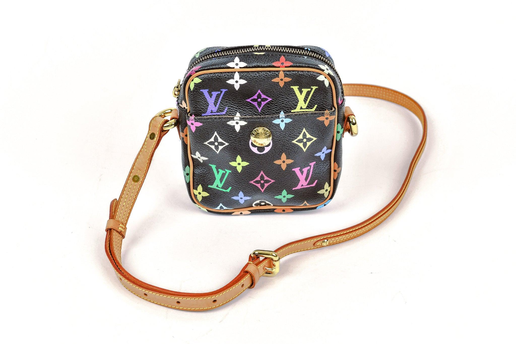 Louis Vuitton x Murakami Multicolor Monogram Rift Crossbody Bag Black –  Vault 55