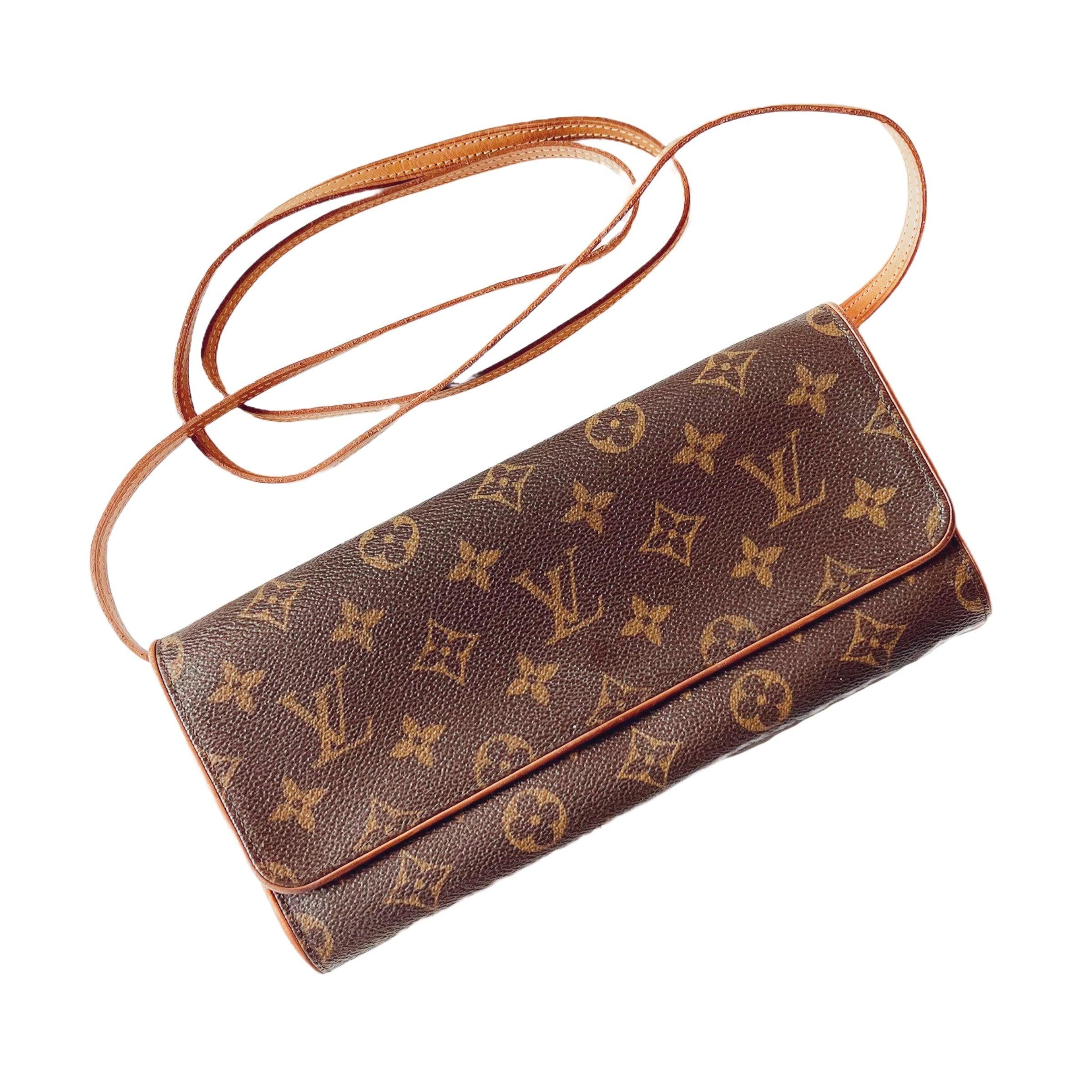 Louis Vuitton Monogram Pochette Twin GM Crossbody Flap Bag