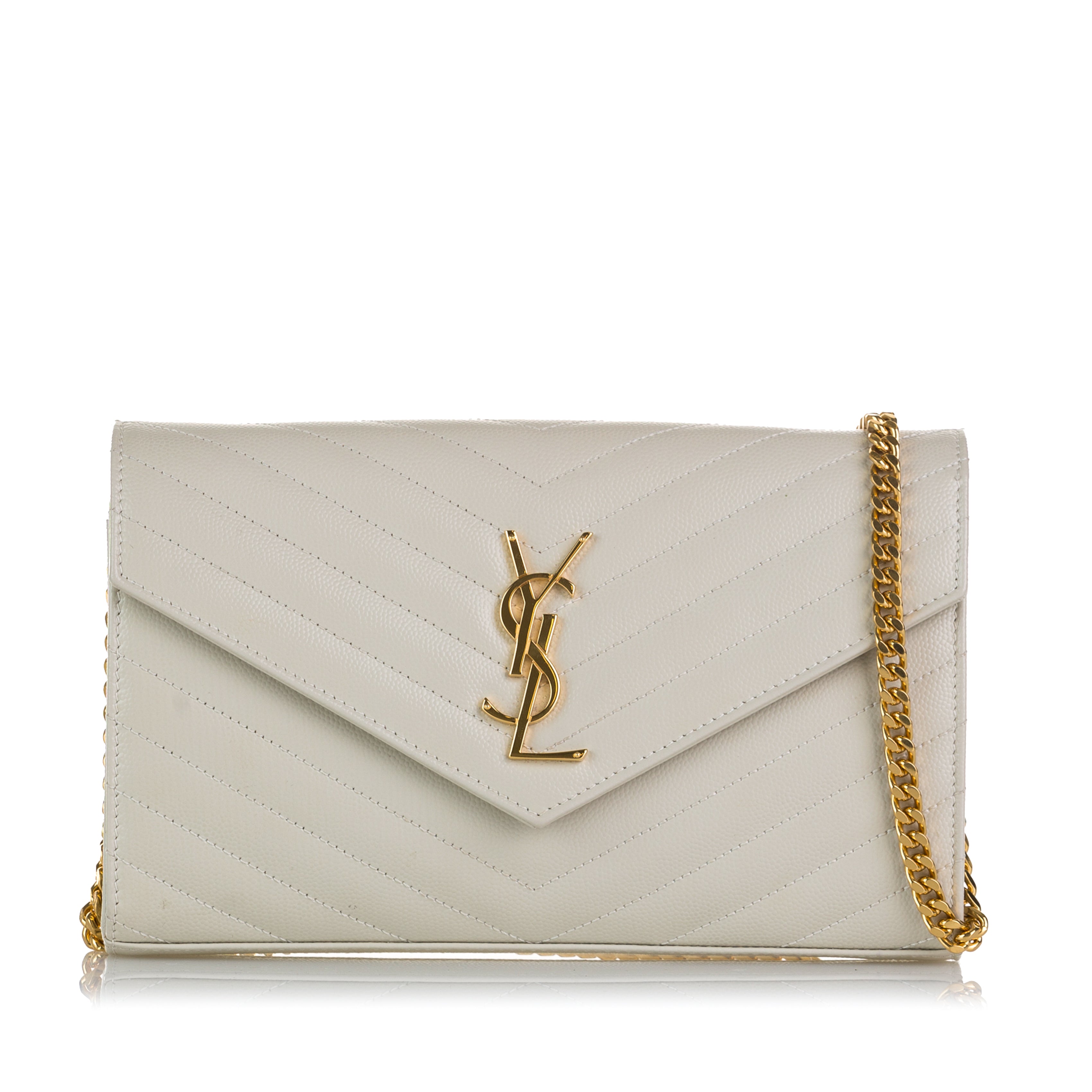 Ysl best sale cassandra white