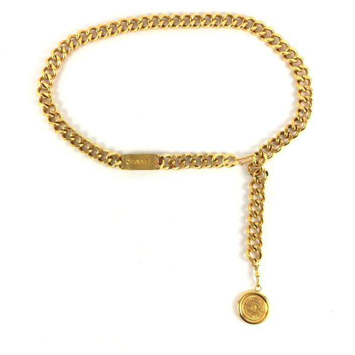 Chanel Vintage Medallion Chain-Link belt