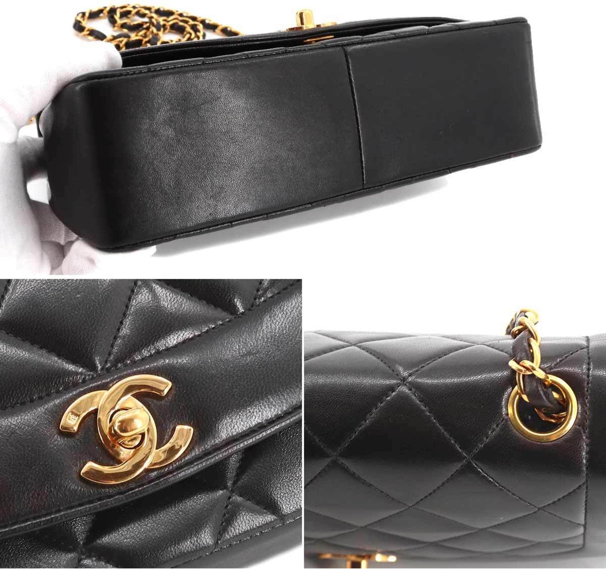 Chanel Diana 25 Lambskin Shoulder/Crossbody Bag in Black – Vault 55