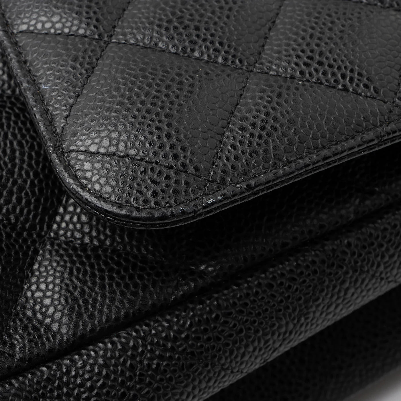 Chanel Maxi Classic Flap Black Caviar Gold Hardware – Vault 55