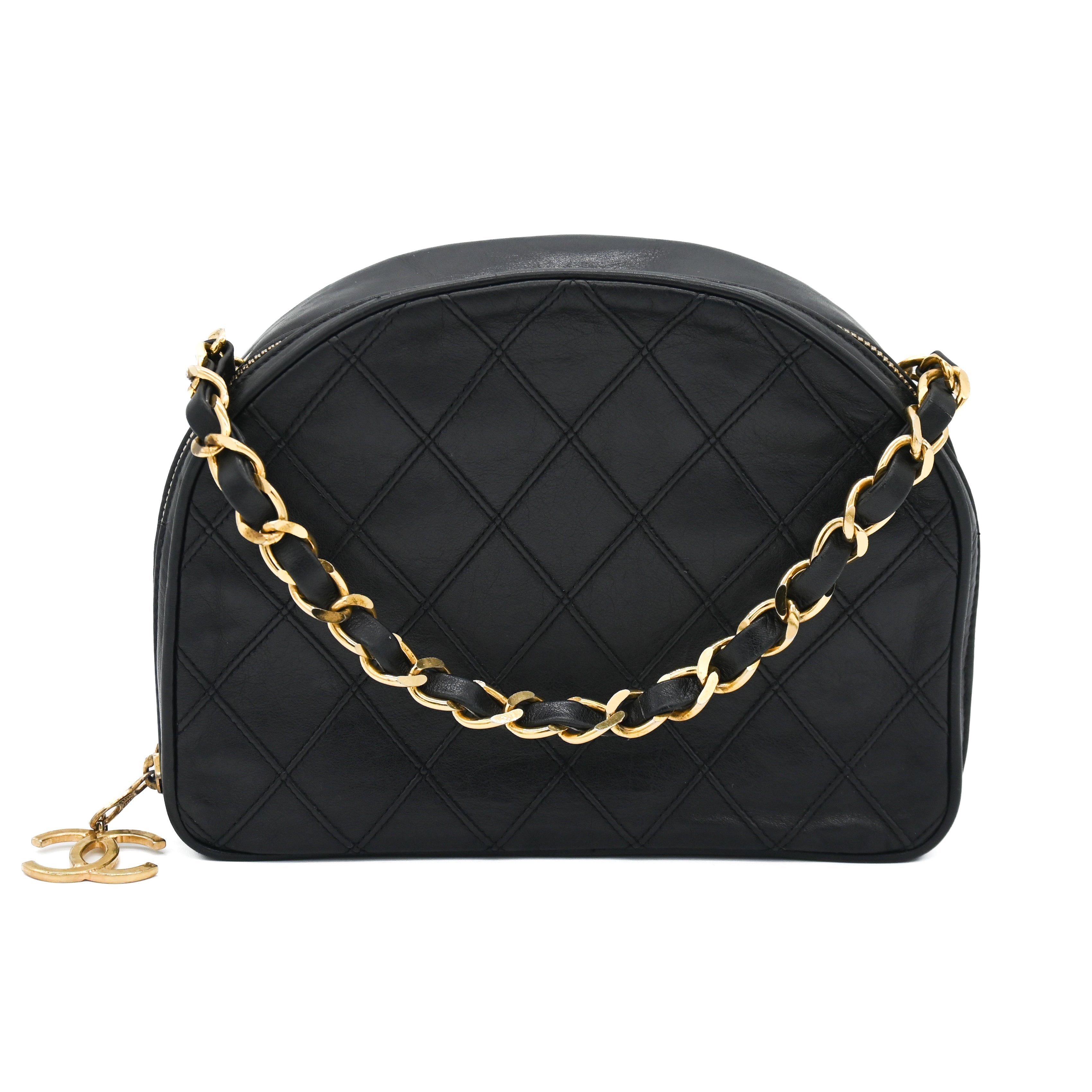 CHANEL Copy of Chanel Vintage Lambskin Timeless Charm Chain Handle Bag - Vault 55