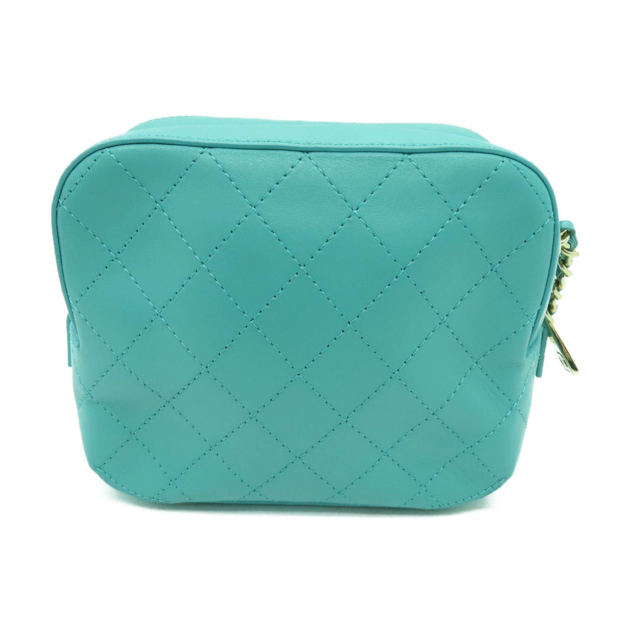 Chanel Zip Camera Bag Crossbody Bag in Tiffany Blue Teal