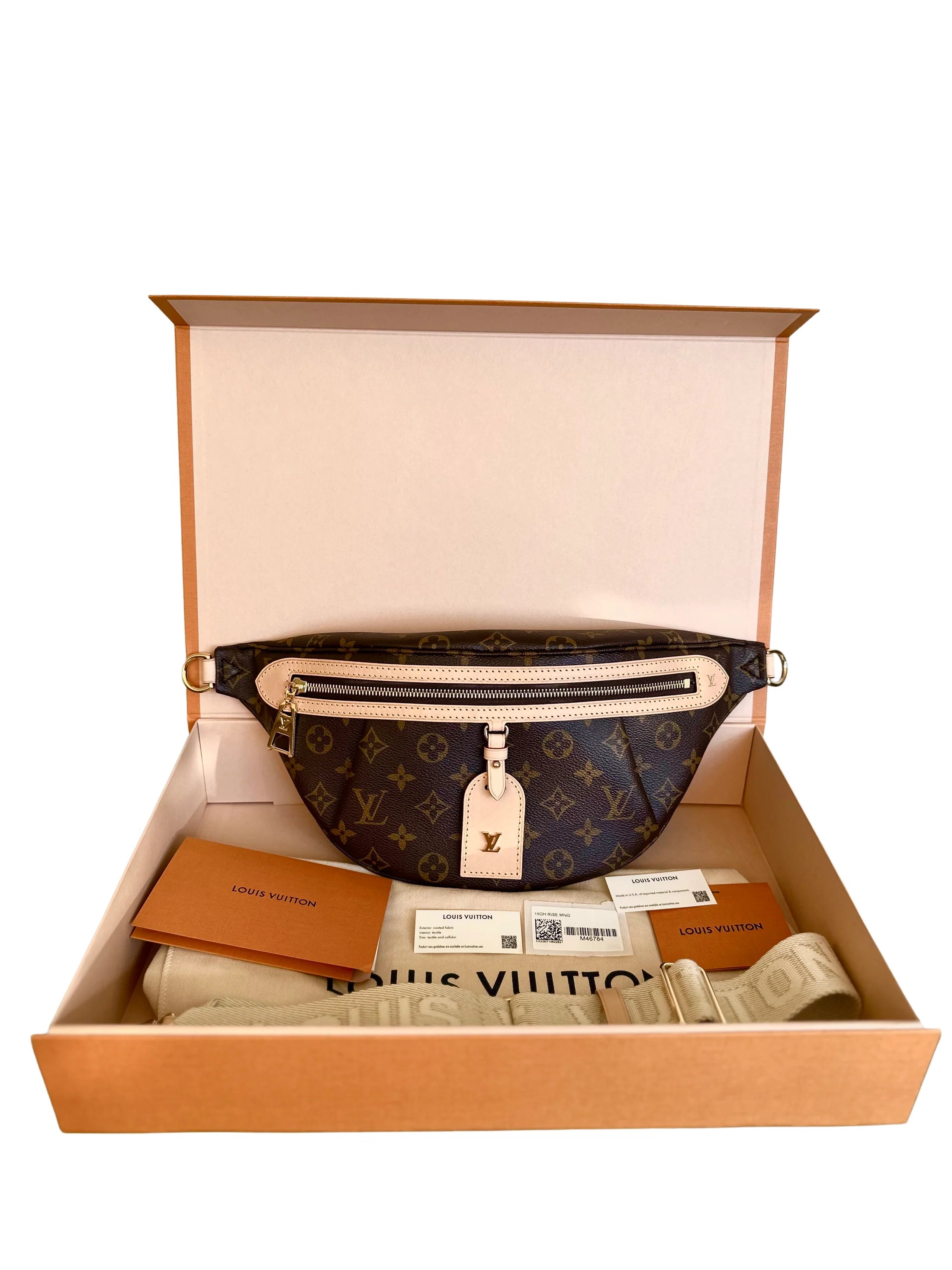 LOUIS VUITTON Louis Vuitton High Rise Bum Bag NEW IN BOX - Vault 55