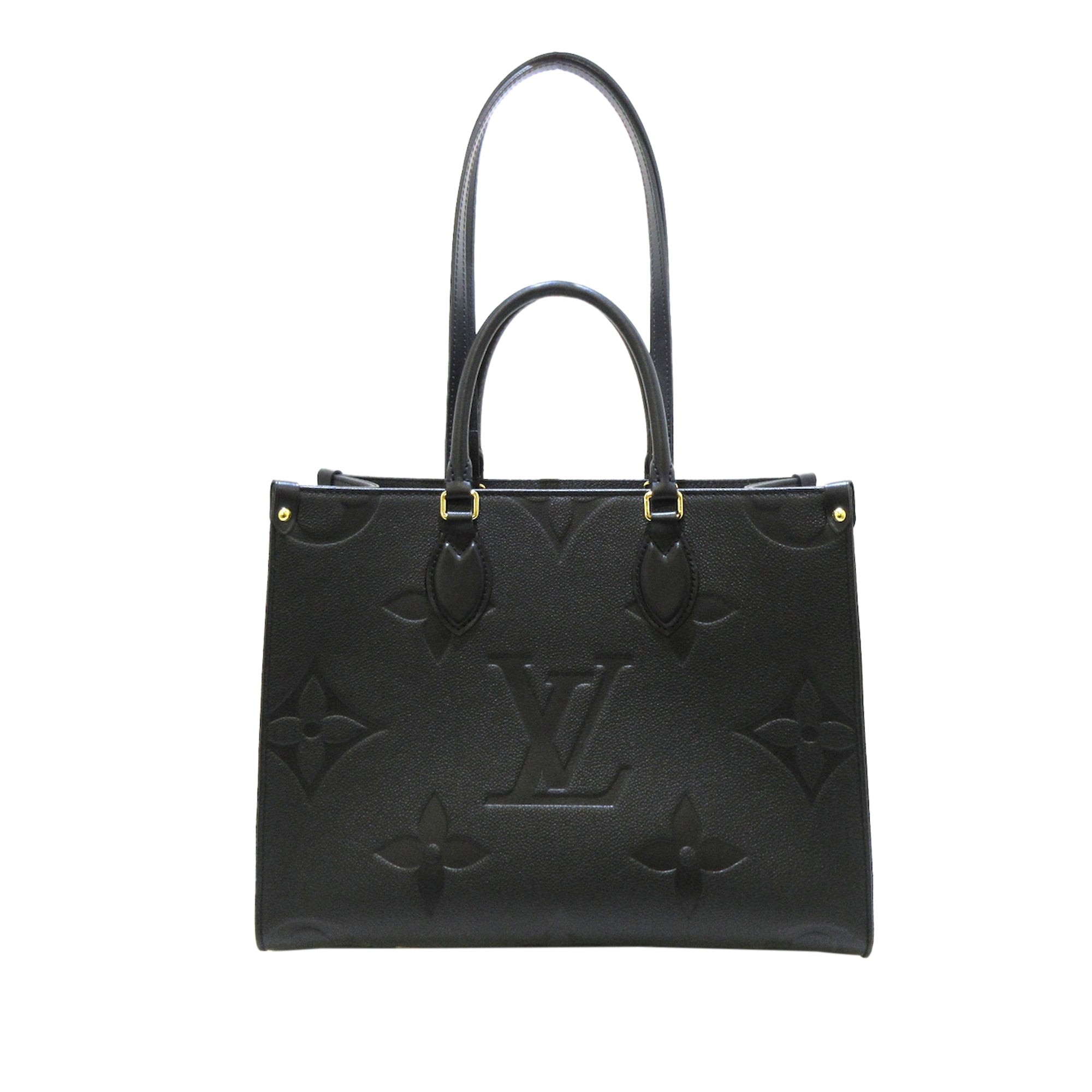 LOUIS VUITTON LIKE NEW Louis Vuitton Monogram Empreinte Onthego MM Black - Vault 55