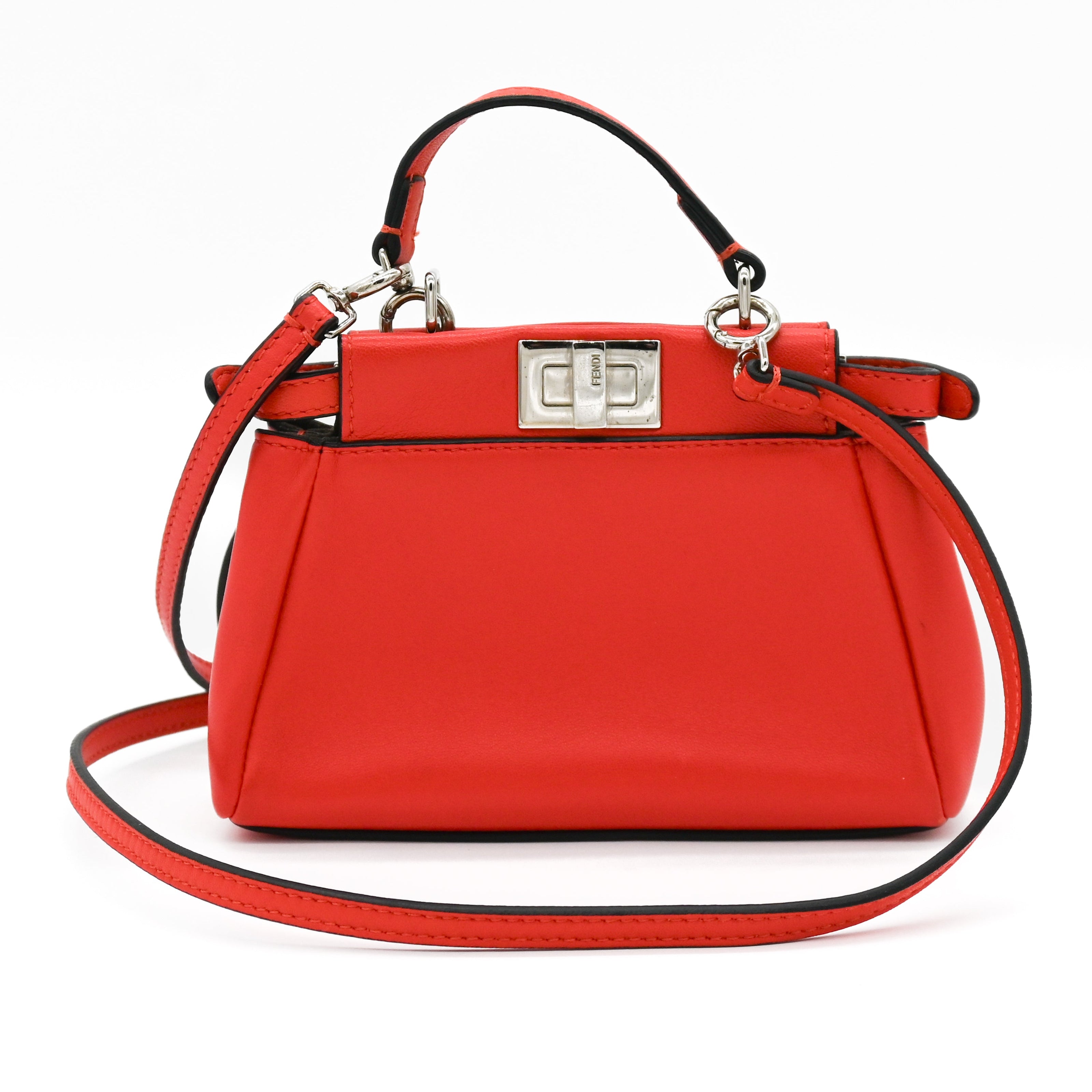 Fendi Micro Peekaboo Bag in Red – Vault 55