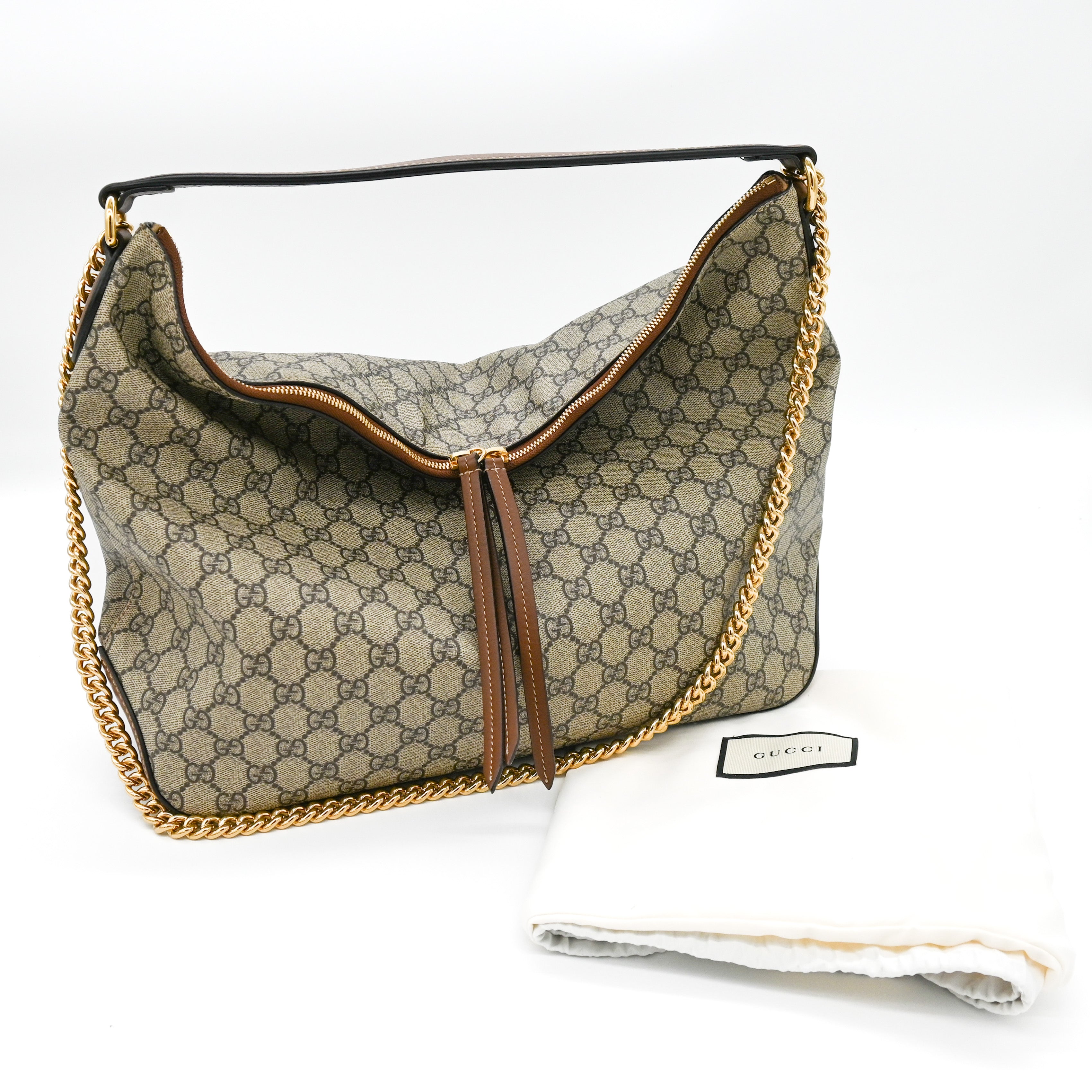 GUCCI Gucci Gg Supreme Chain Shoulder Bag - Vault 55