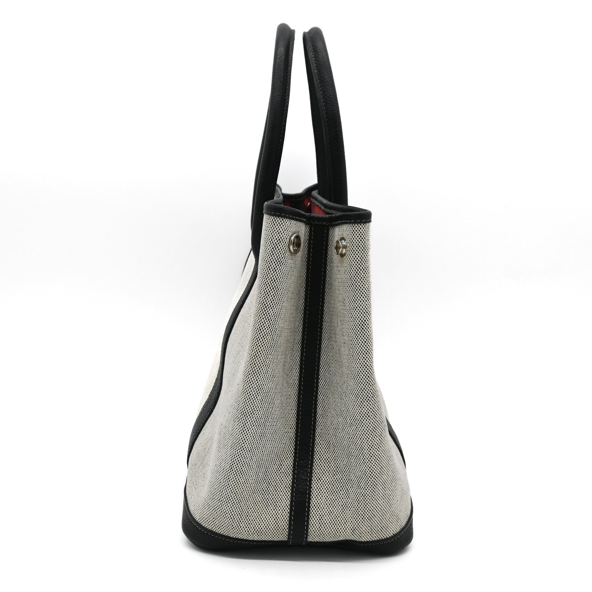 Hermes Garden Party 36 MM Tote Gray Black with Limited Edition Interior - Vault 55 | Preowned Designer Handbags