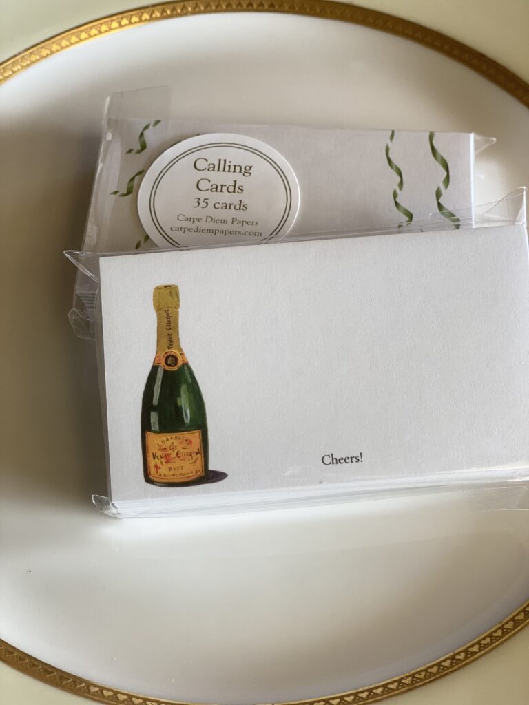 Champagne Calling Cards - Vault 55 | Preowned Designer Handbags