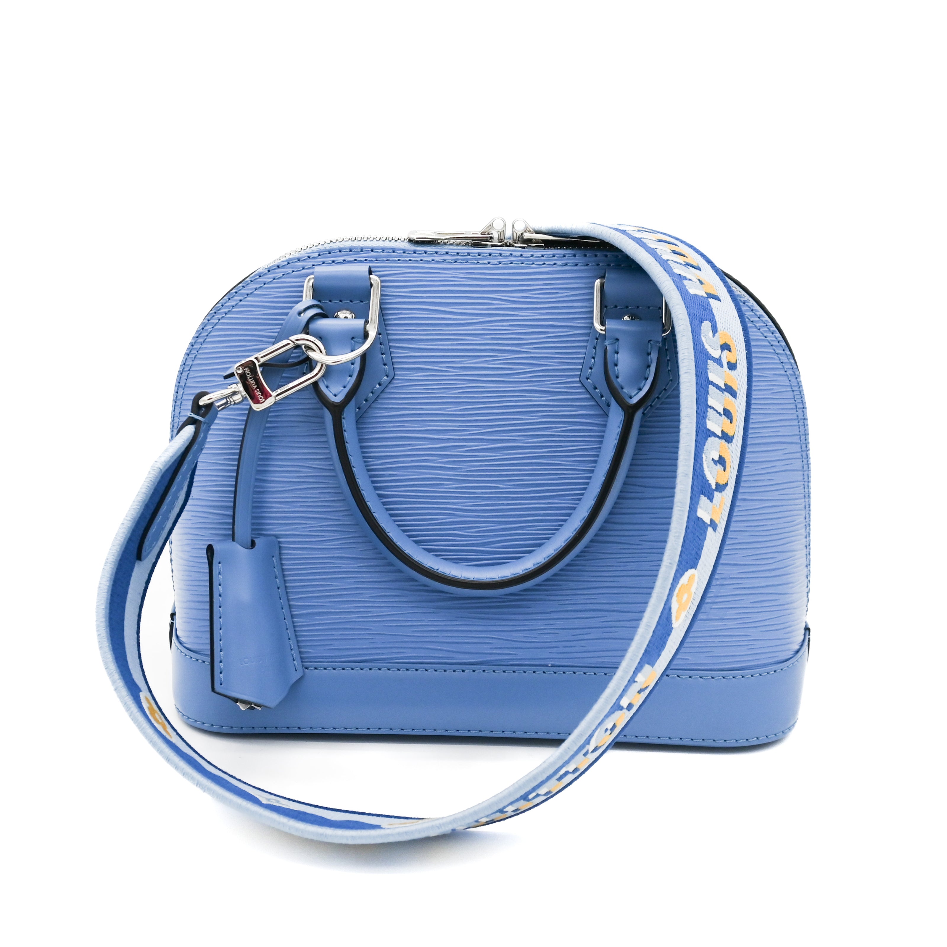 Louis Vuitton Blue Epi Alma PM Handbag Louis Vuitton