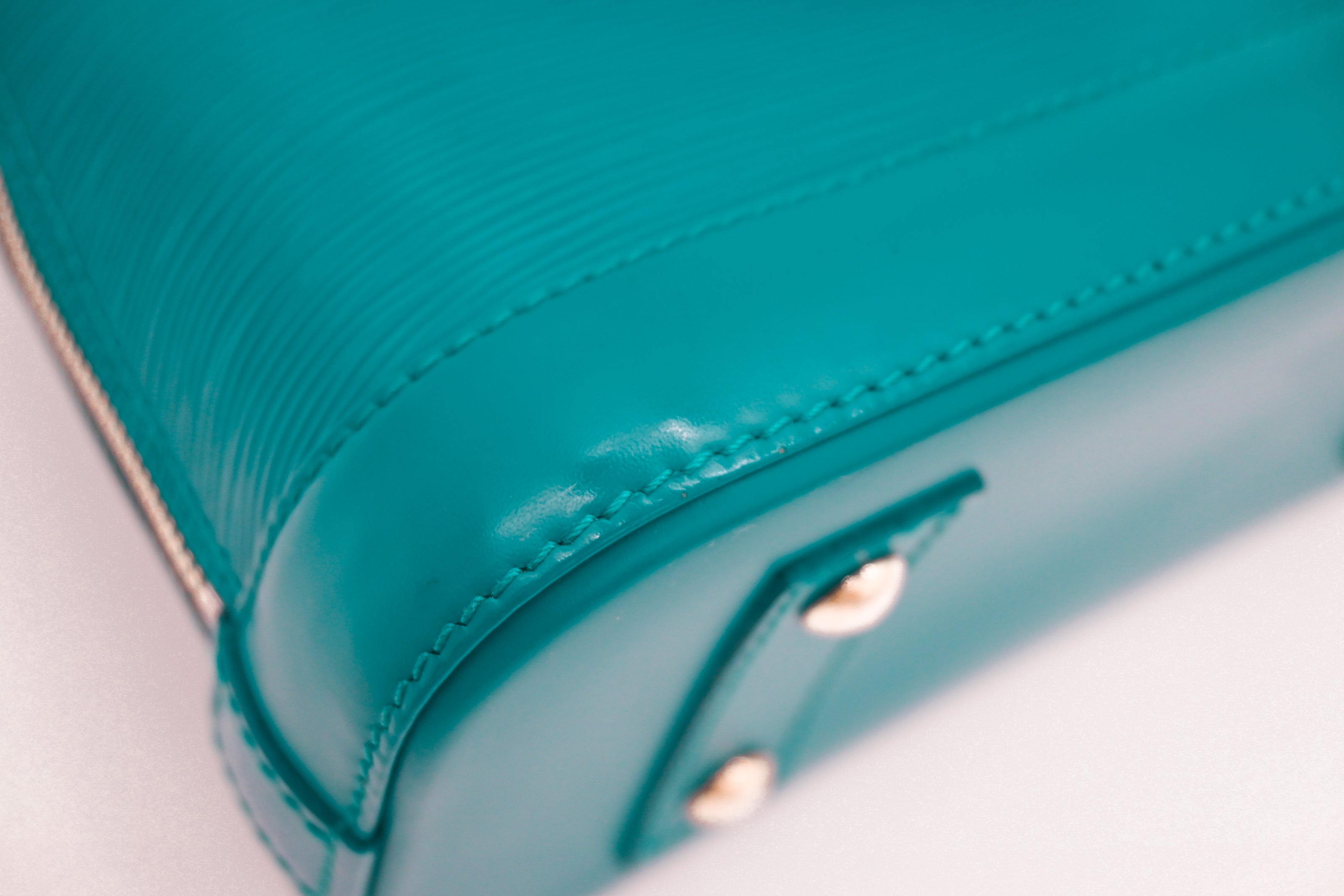 Louis Vuitton SOLD OUT Bleuet Blue Epi Jacquard Alma BB Crossbody Bag
