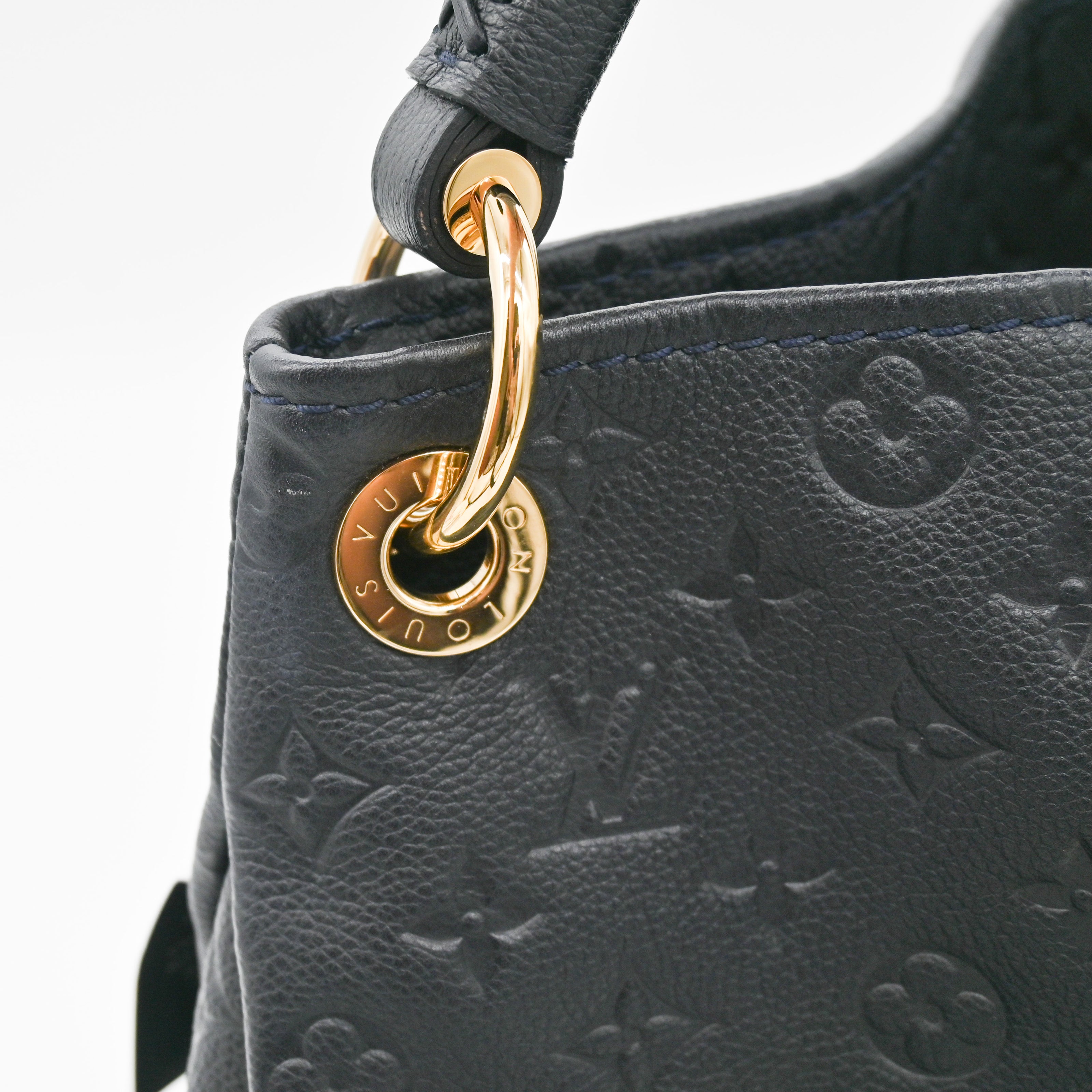Louis Vuitton, Bags, Louis Vuitton Artsy Emprinte Leather In Navy Blue