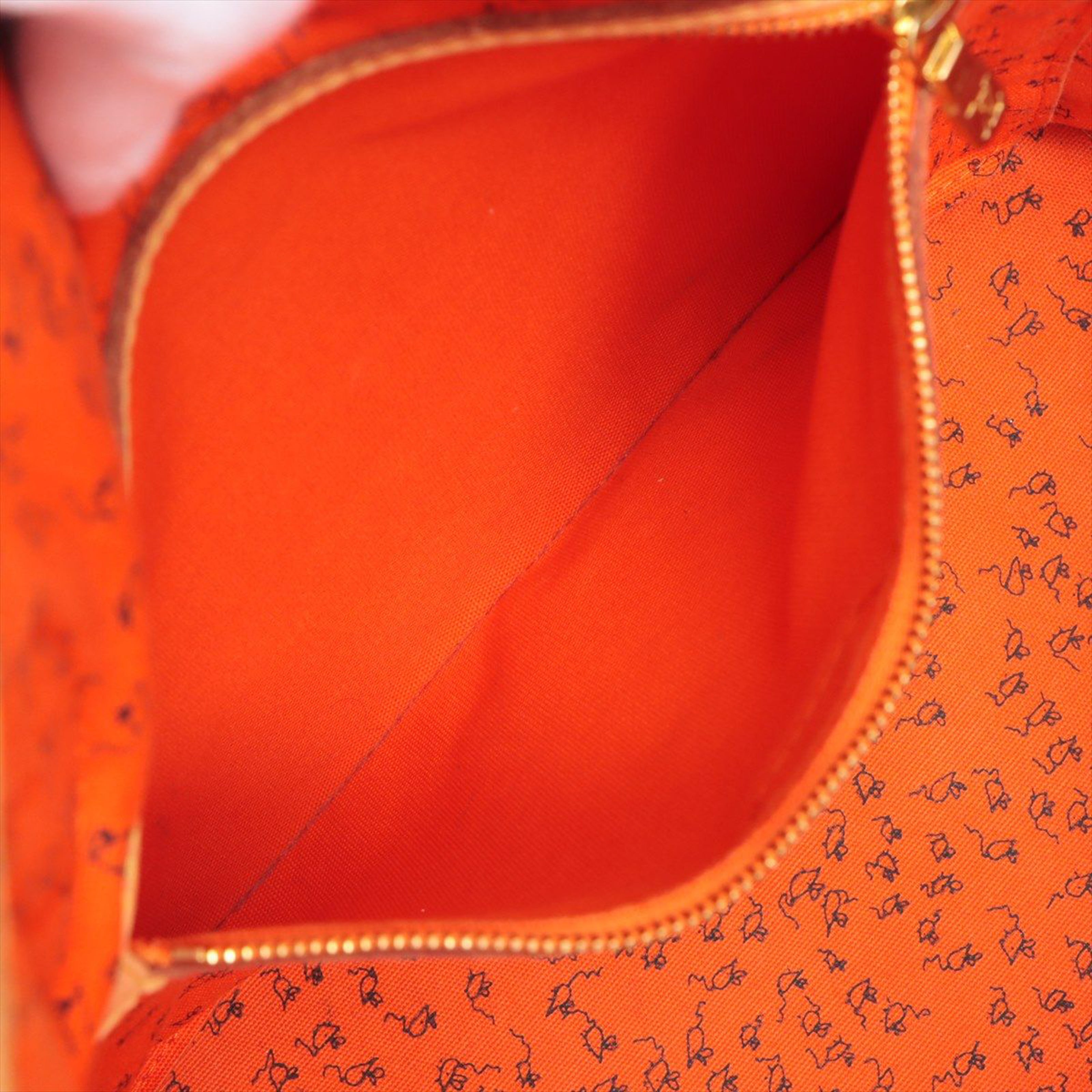 LOUIS VUITTON Catogram Neverfull MM Canvas Tote Shoulder Bag Orange