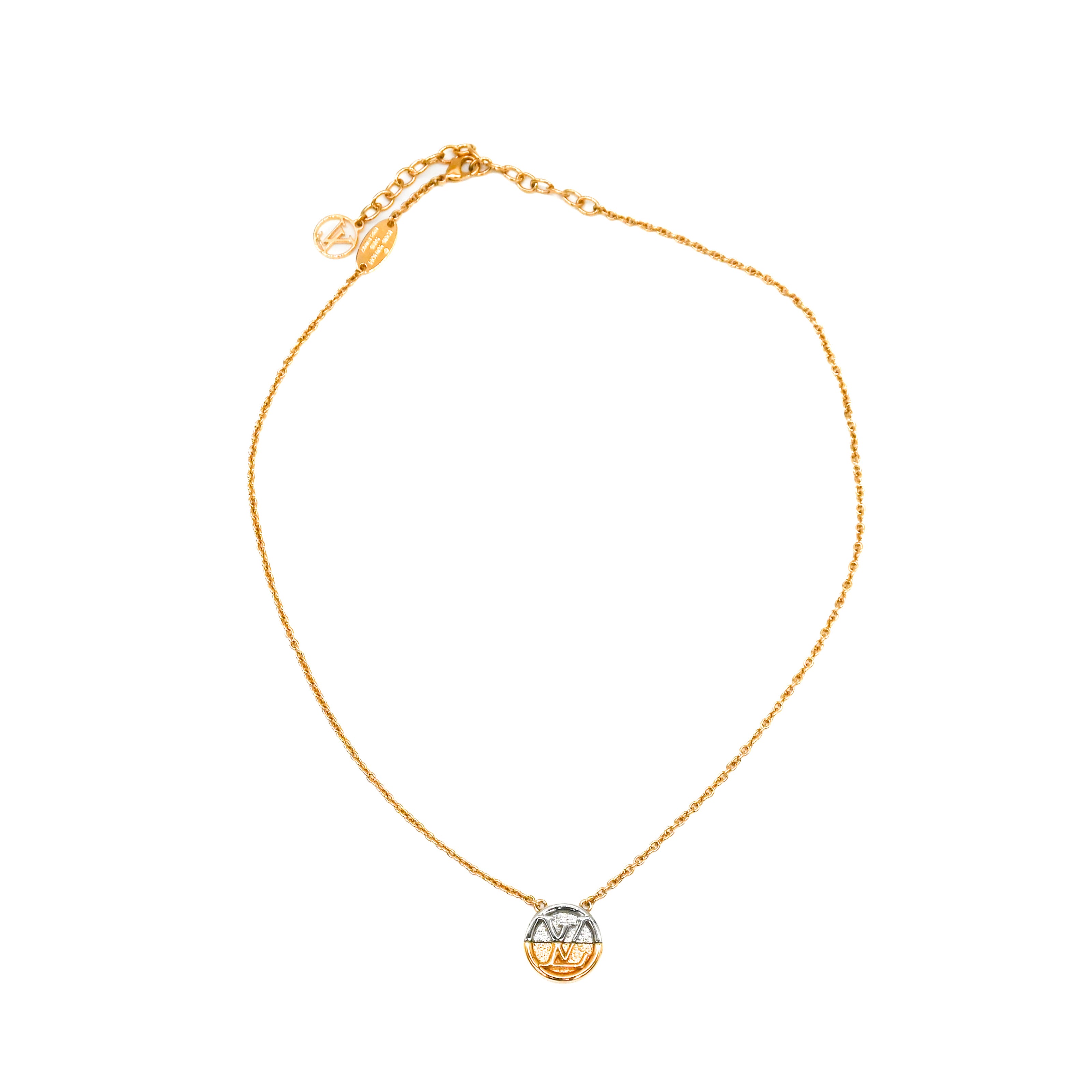 Louis Vuitton Circle Medallion Necklace – Vault 55