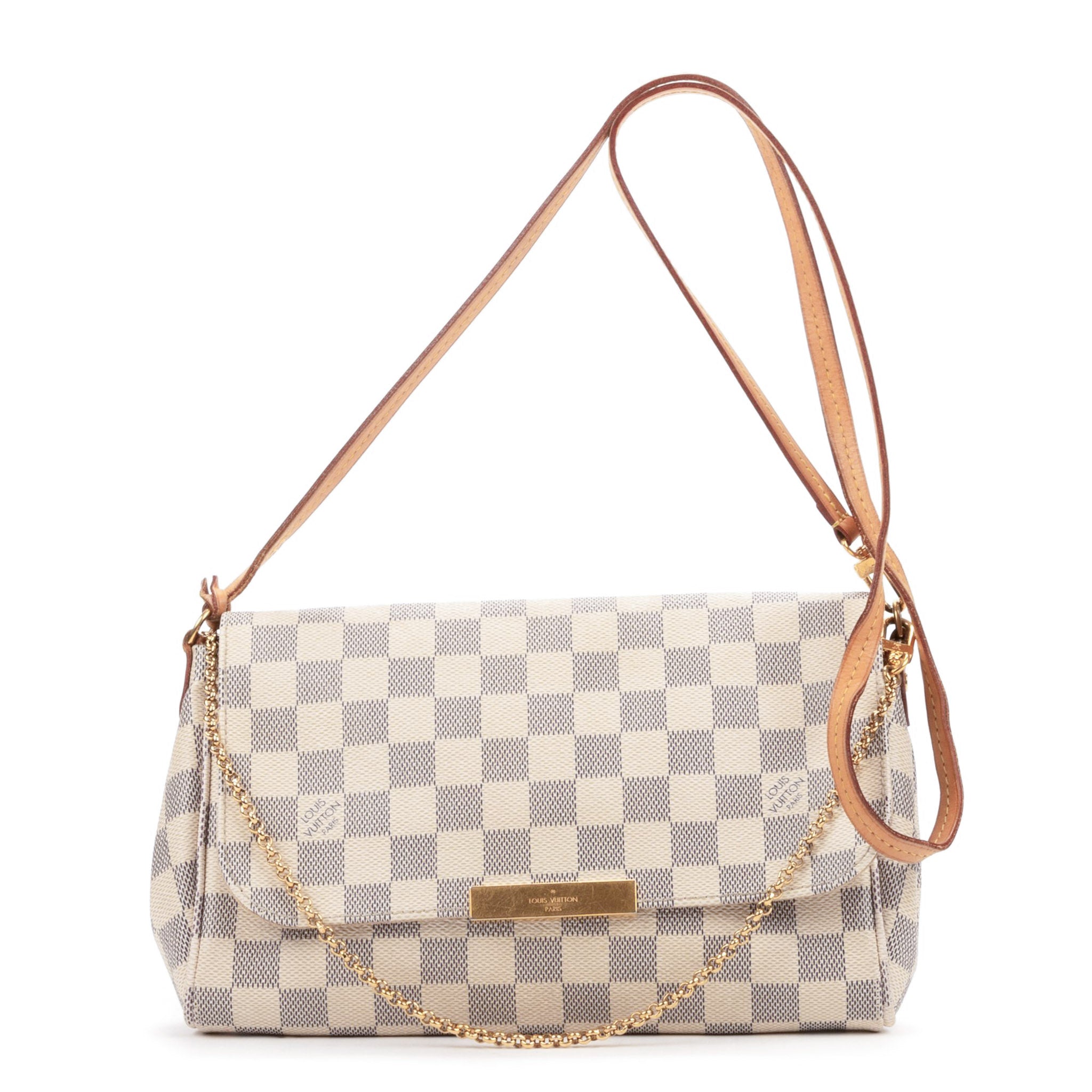 Louis Vuitton Favorite MM Damier Azur 2-Way Bag - Vault 55 | Authentic Preowned Luxury