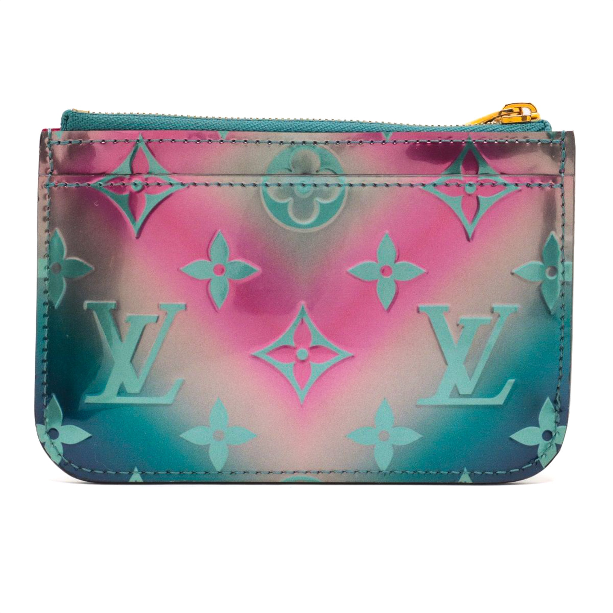 Louis Vuitton Limited Edition Degrade Monogram Vernis Pochette Clès Key Pouch - Vault 55 | Preowned Designer Handbags