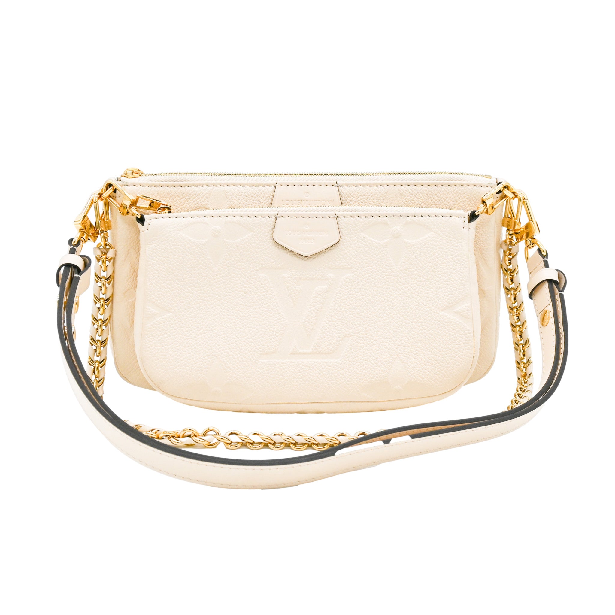 LOUIS VUITTON Louis Vuitton Giant Multi Pochette Accessories Cream - Vault 55