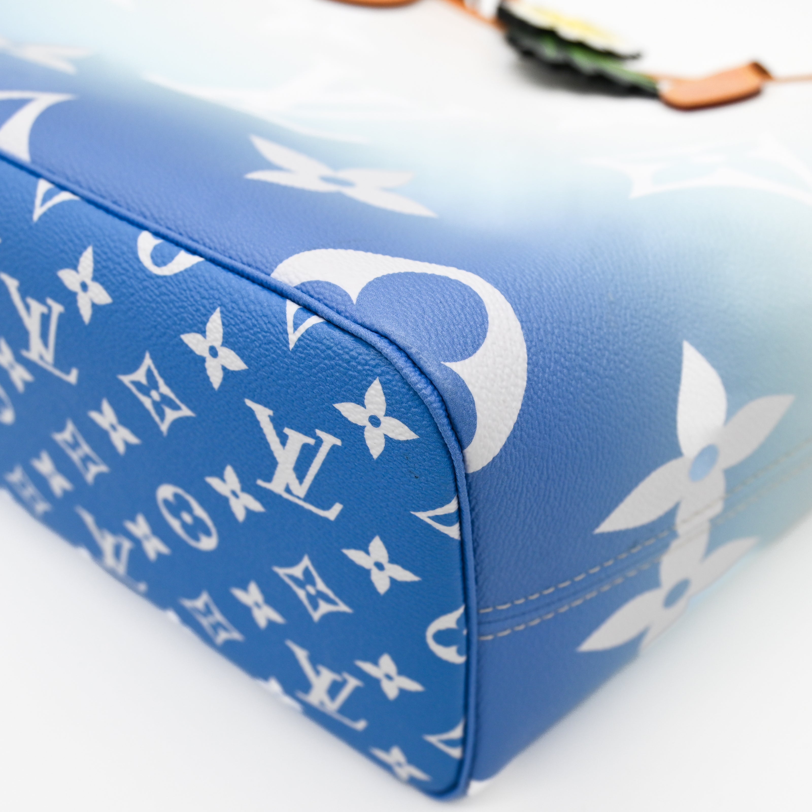 Louis Vuitton Blue Giant Monogram Coated Canvas By The Pool Neverfull MM  Gold Hardware Available For Immediate Sale At Sotheby's