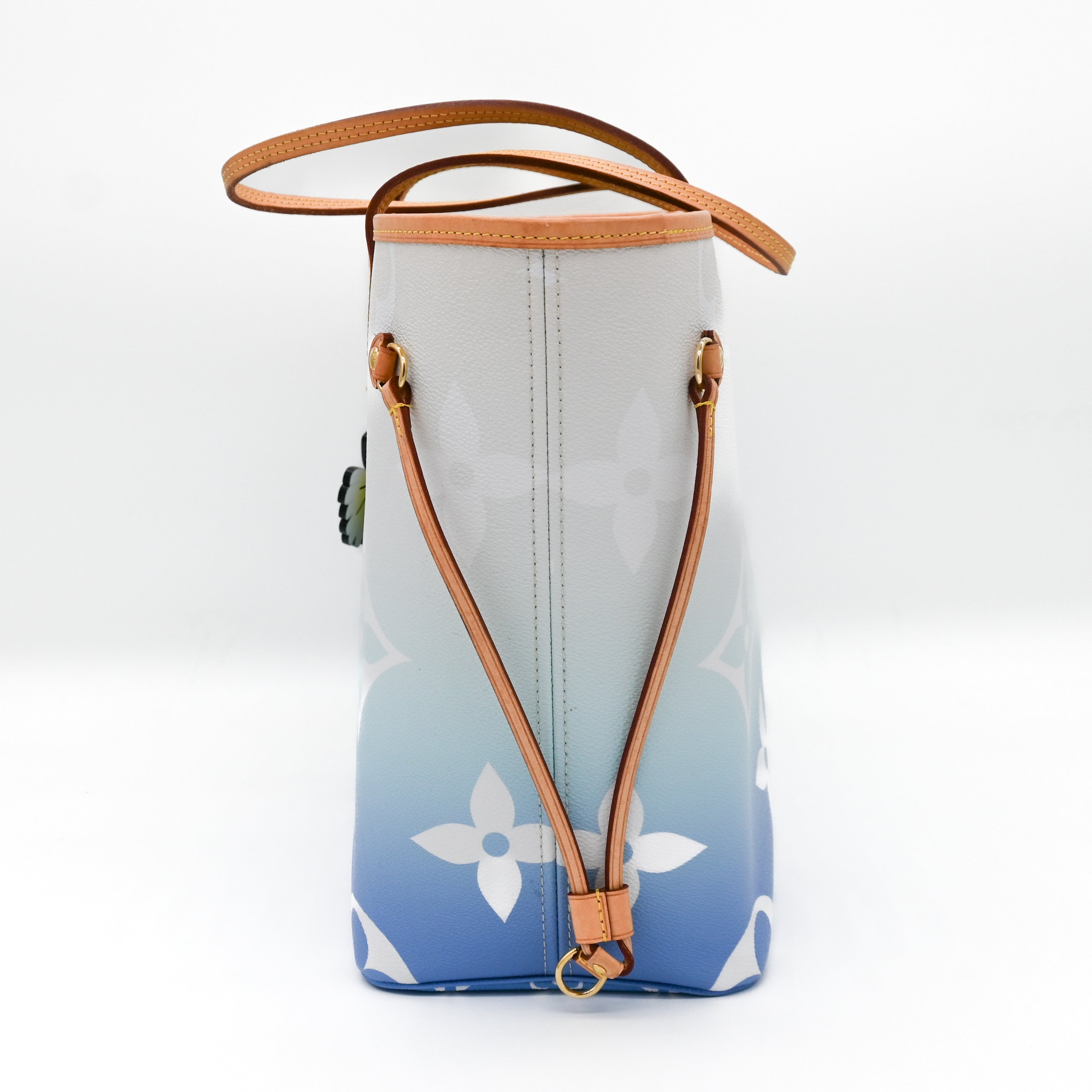 Louis Vuitton Blue Giant Monogram Canvas By The Pool Neverfull MM