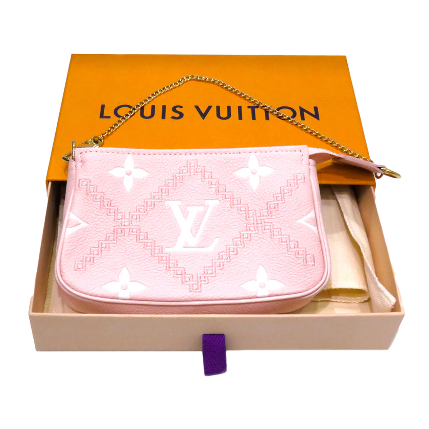 Louis Vuitton Pink Monogram Giant Empreinte Broderies Mini