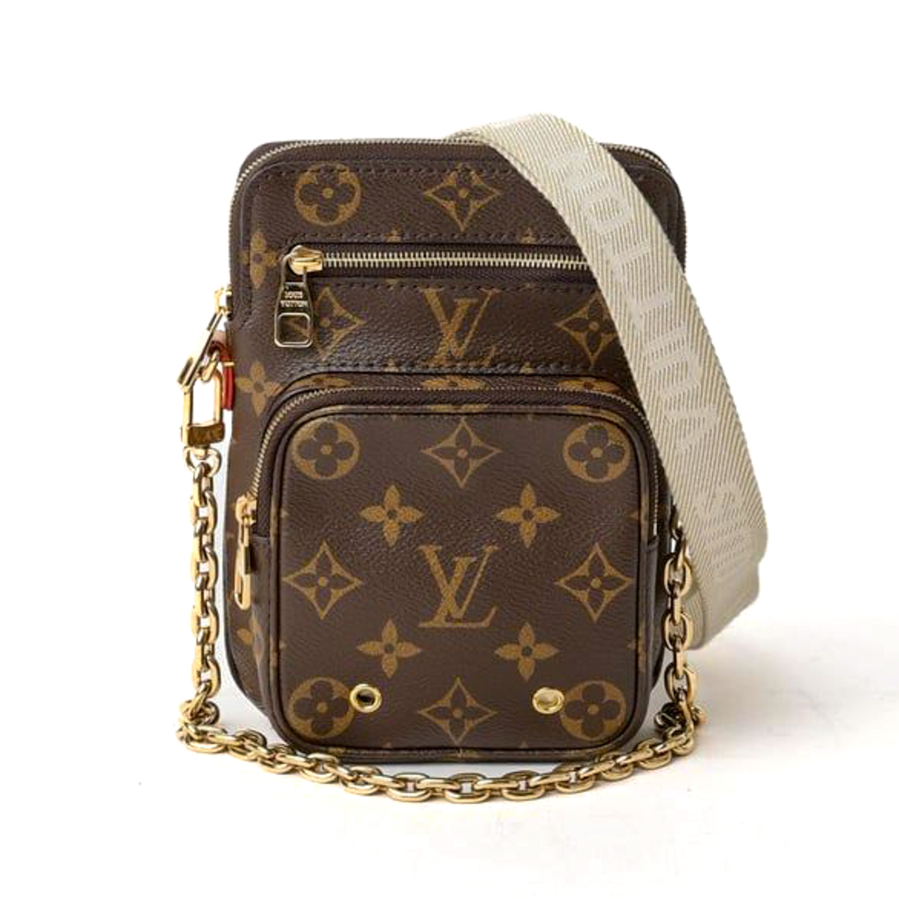 LOUIS VUITTON Louis Vuitton Monogram Utility Phone Case Crossbody Bag - Vault 55