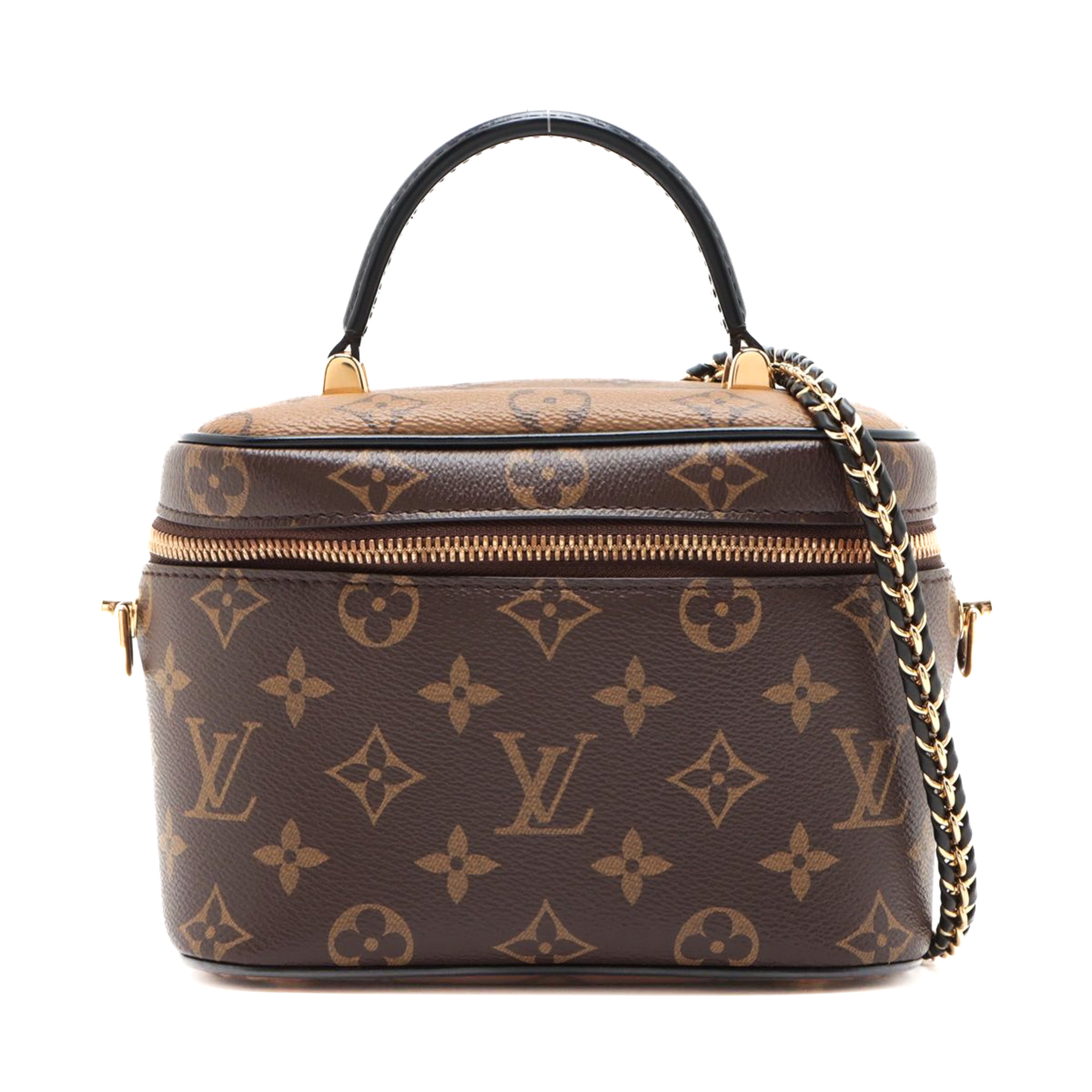 LOUIS VUITTON Louis Vuitton Monogram Reverse Vanity PM Crossbody Bag - Vault 55