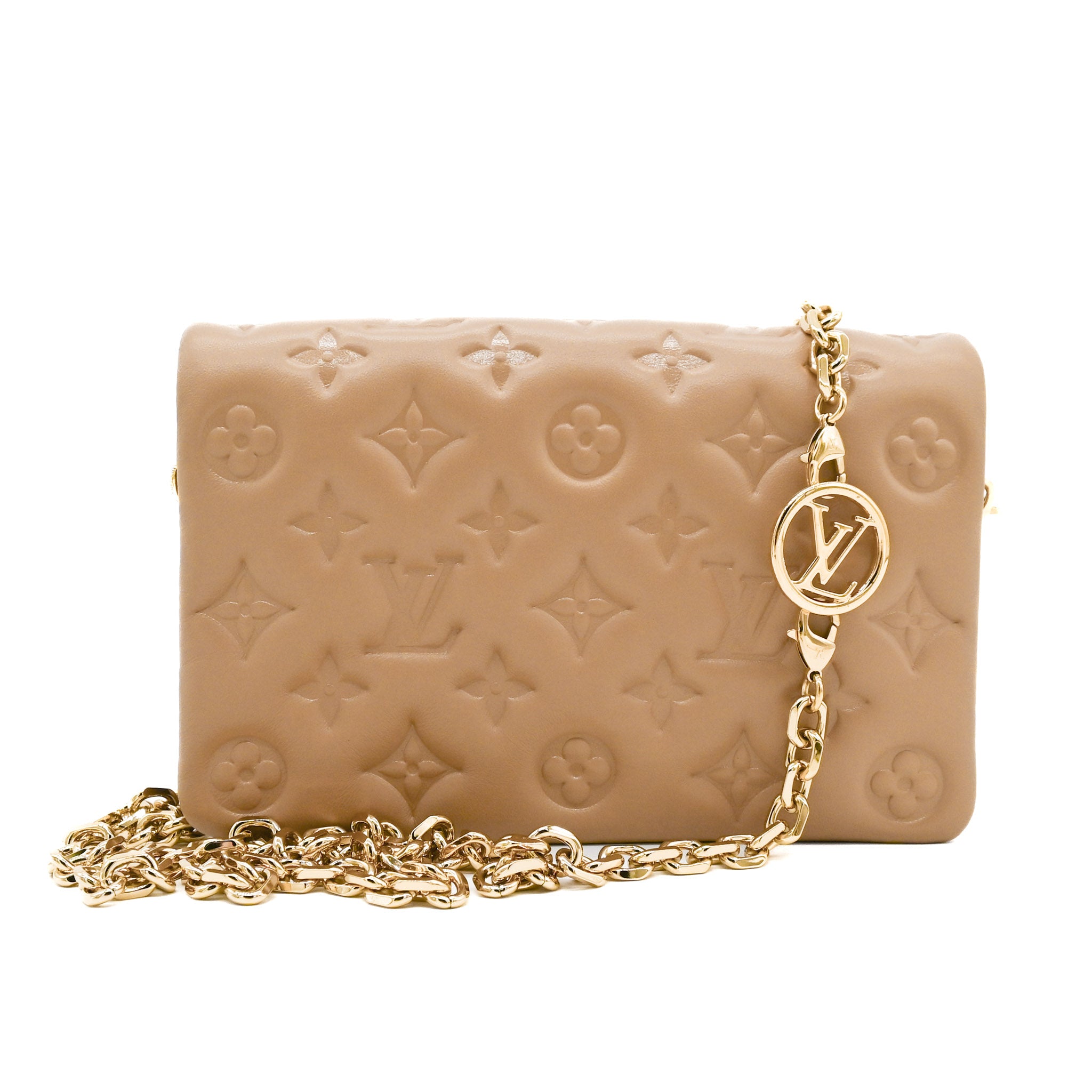 Louis Vuitton Pochette Coussin Crossbody Bag Camel - Vault 55 | Authentic Preowned Luxury