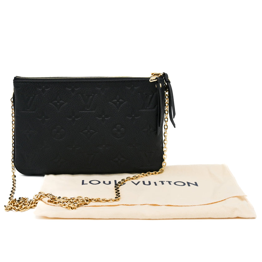 Louis Vuitton Double Zip Pochette Monogram Empreinte Leather REVIEW 