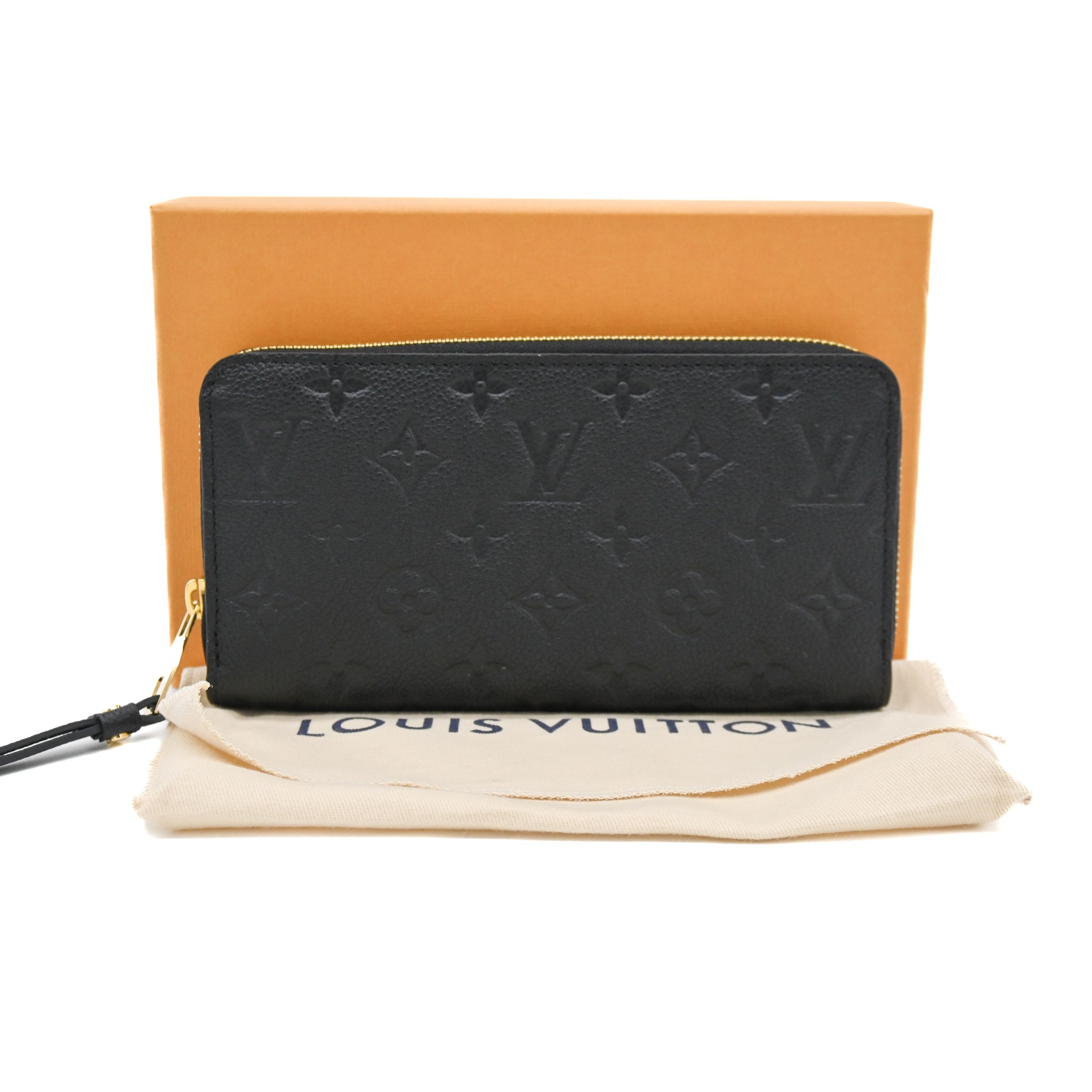 Louis Vuitton Black Empreinte Zip Wallet - Vault 55 | Authentic Preowned Luxury