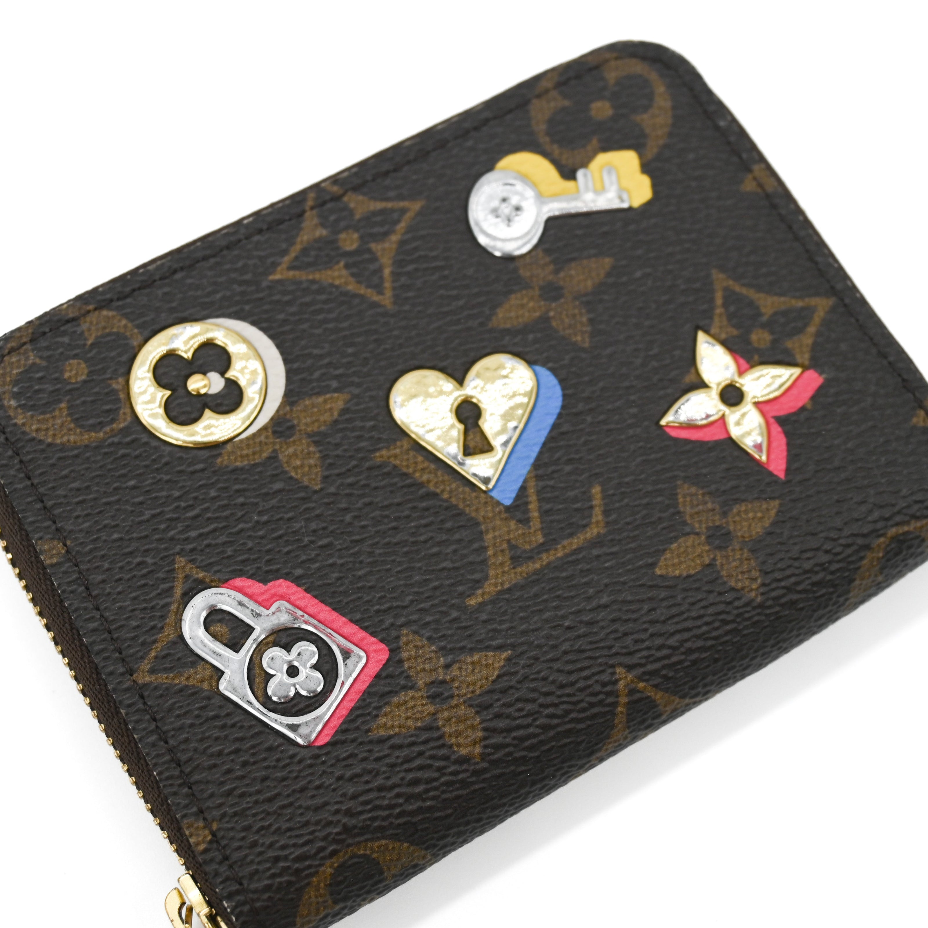 Louis Vuitton Multicartes Monogram Leather Wallet