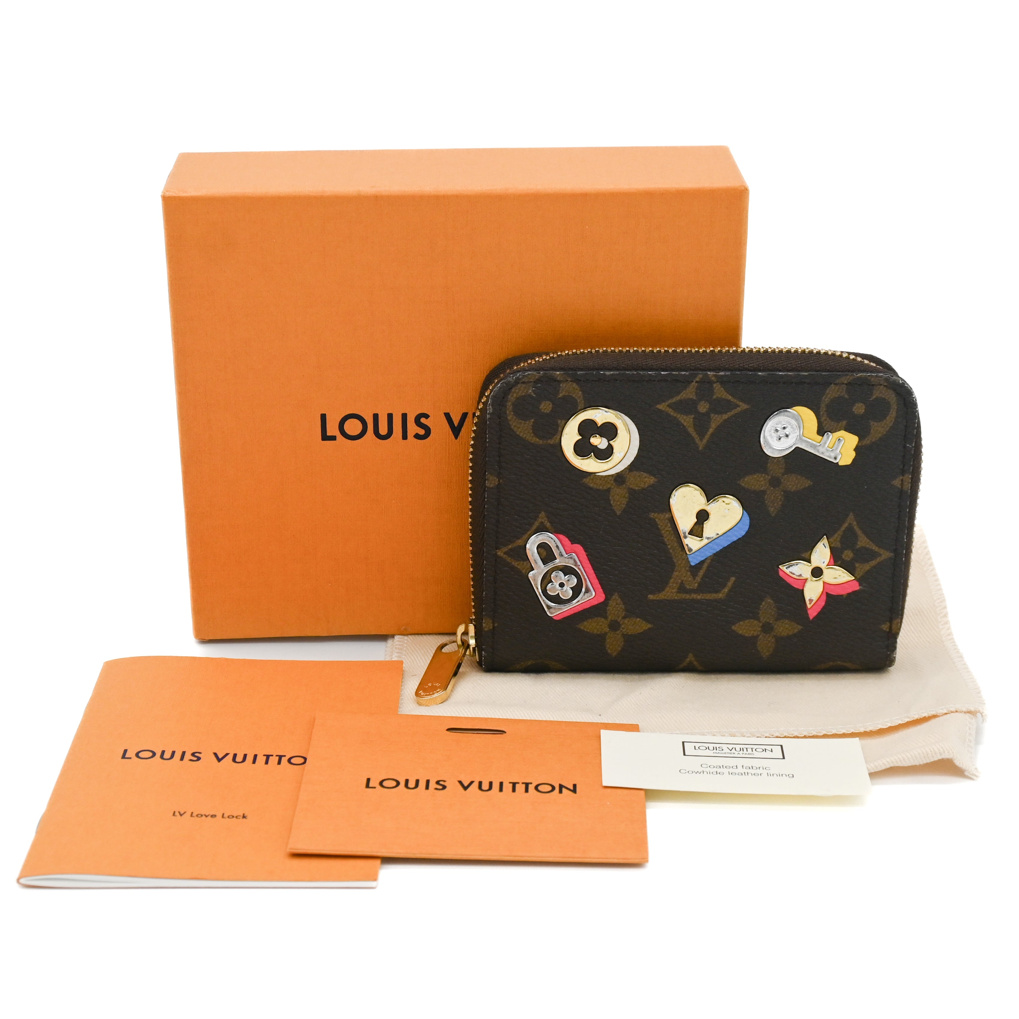 LOUIS VUITTON Louis Vuitton LoveLock Monogram Zippy Multicartes - Vault 55