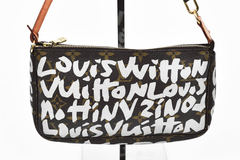 Louis Vuitton x Stephen Sprouse Limited Edition Graffiti Pochette Acce –  Vault 55