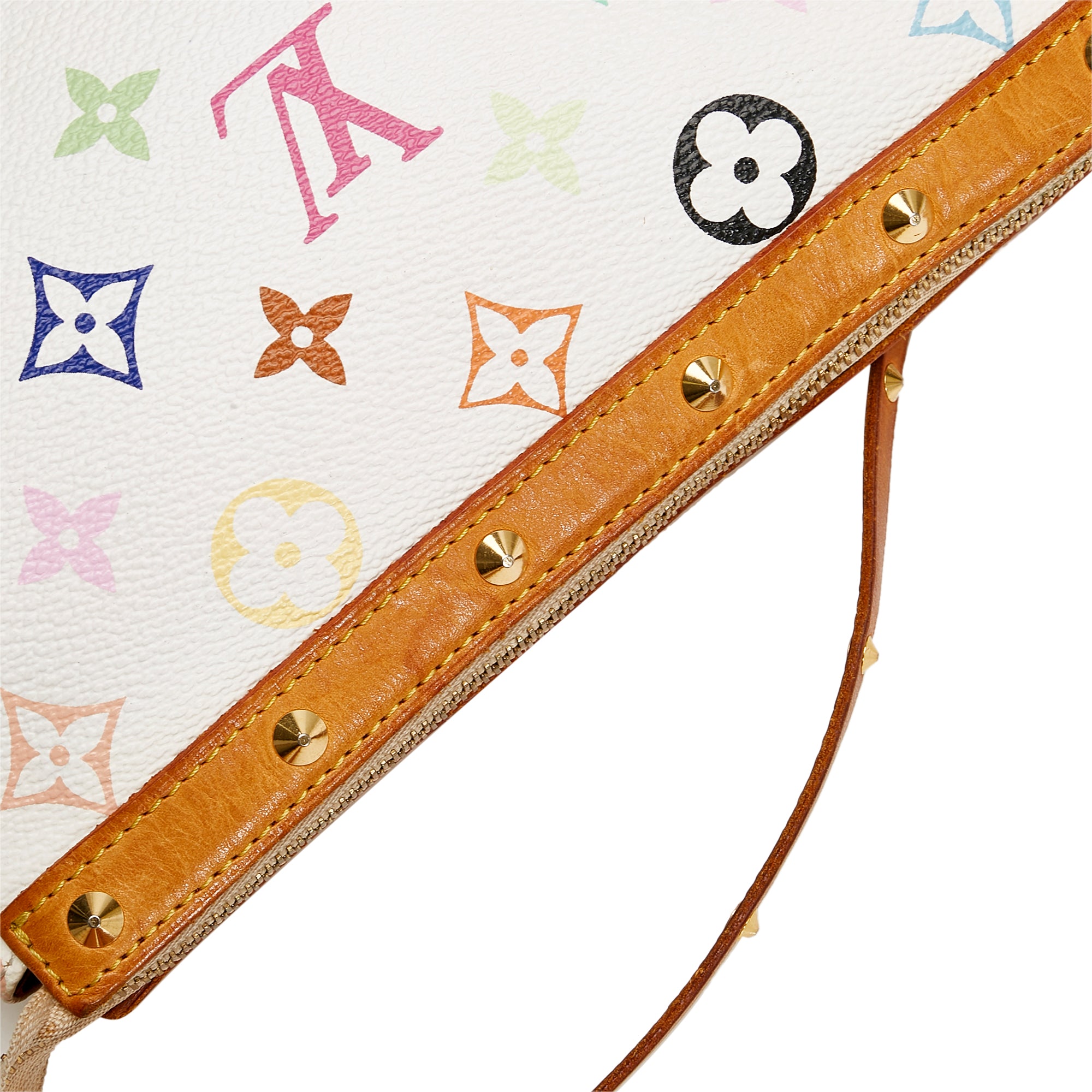 Louis Vuitton Monogram Multicolore Pochette Accessoires White – Vault 55