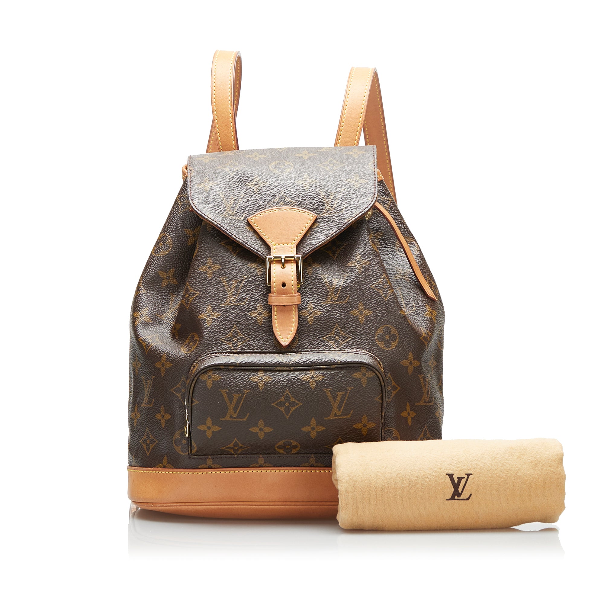LOUIS VUITTON Louis Vuitton Monogram Montsouris Backpack MM - Vault 55