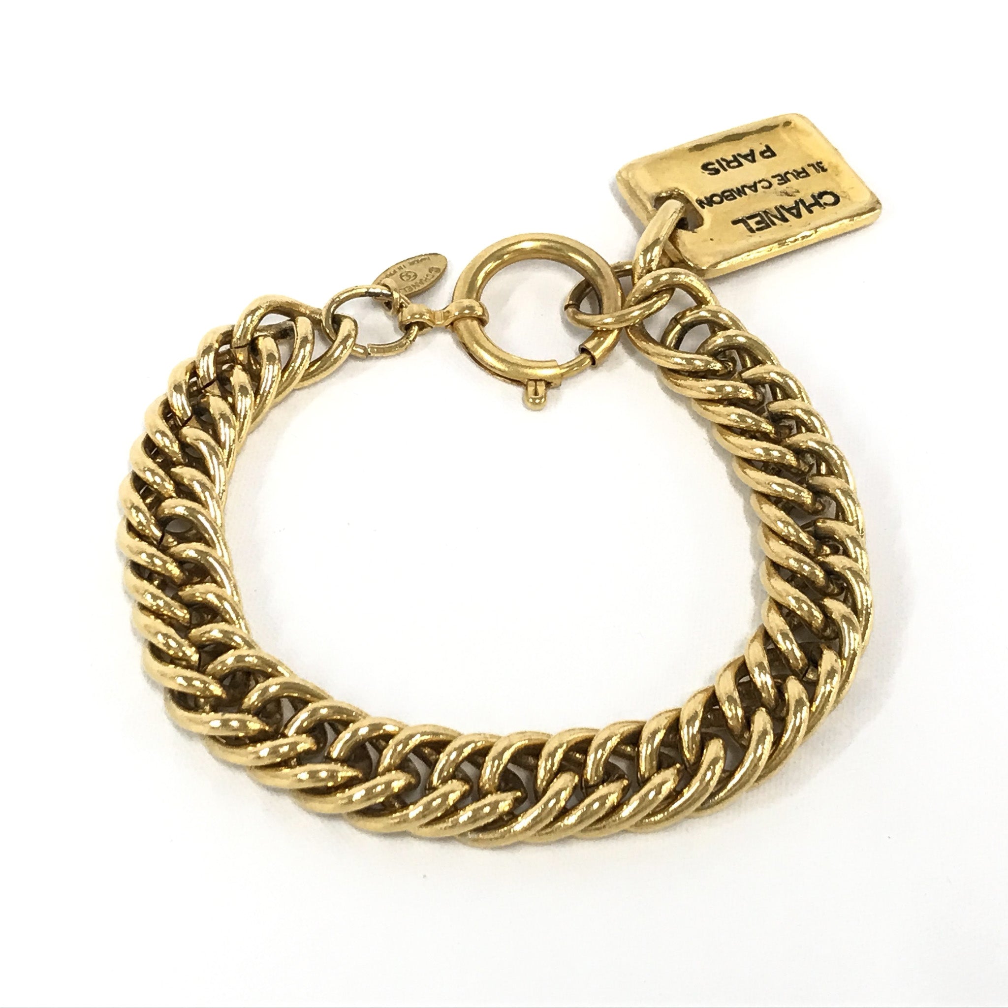 CHANEL Chanel 31 Rue Cambon Dog Tag Bracelet - Vault 55