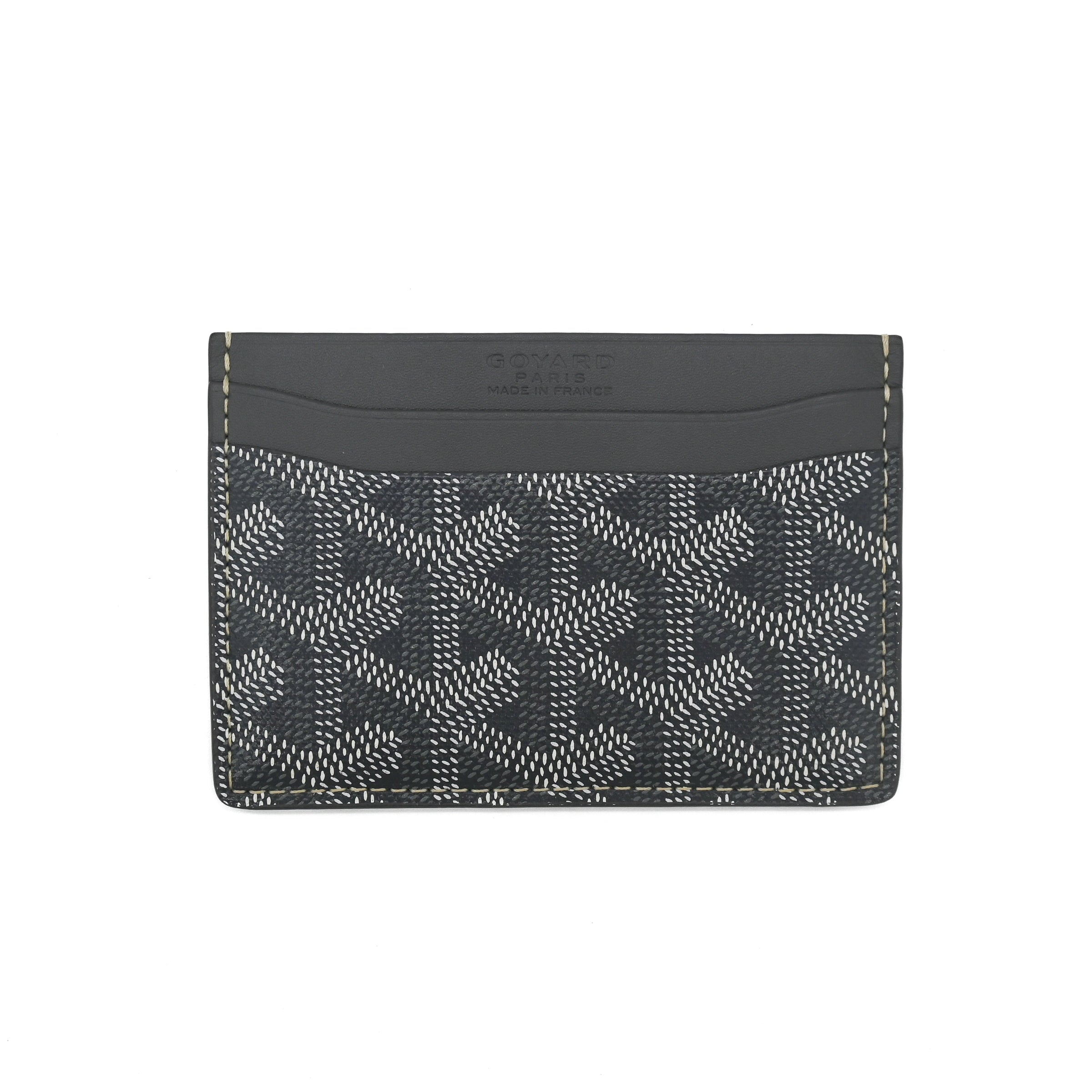 Goyard Grey Goyardine Saint Sulpice Card Wallet