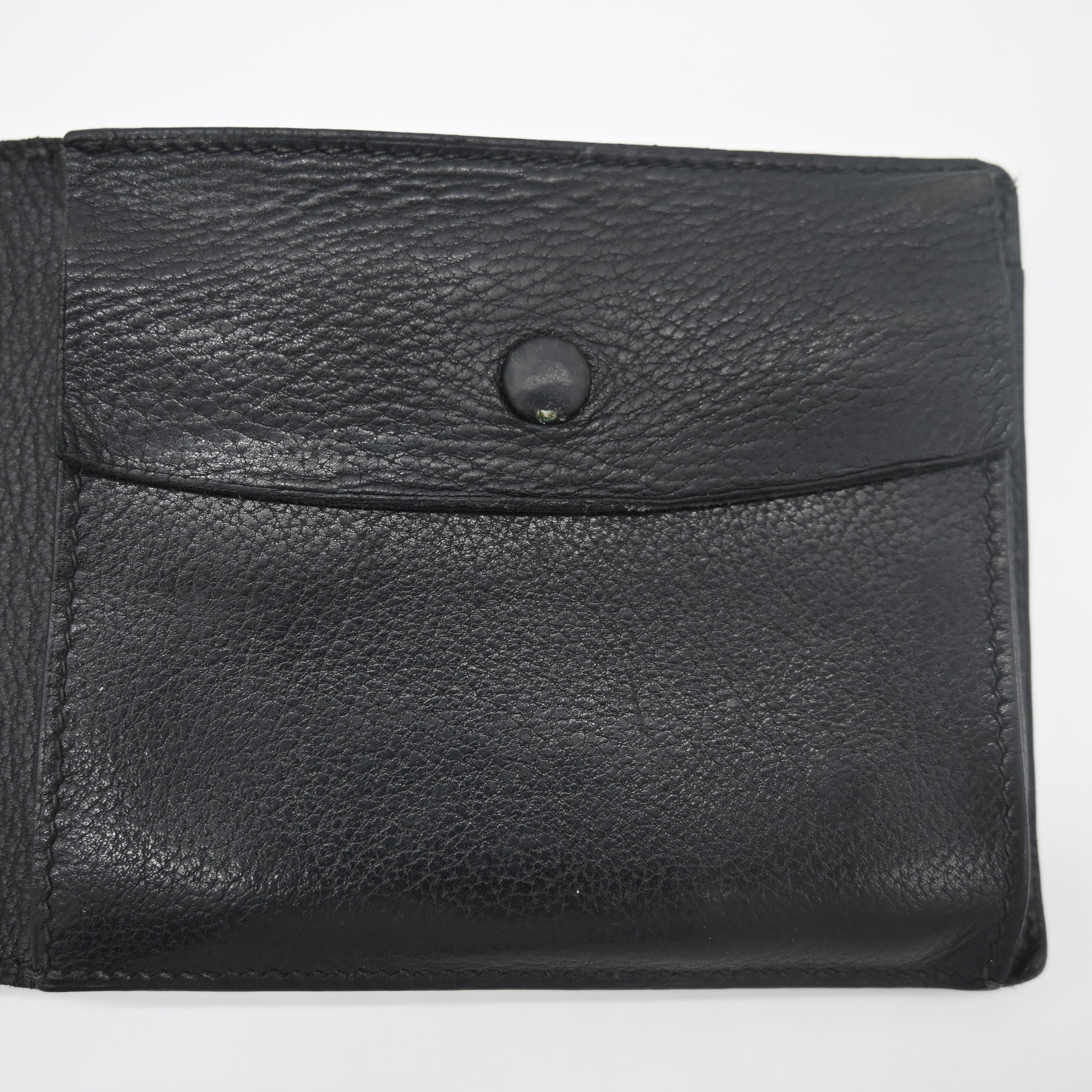 Hèrmes MC2 Galilei Bi-Fold Wallet in Black Swift Leather