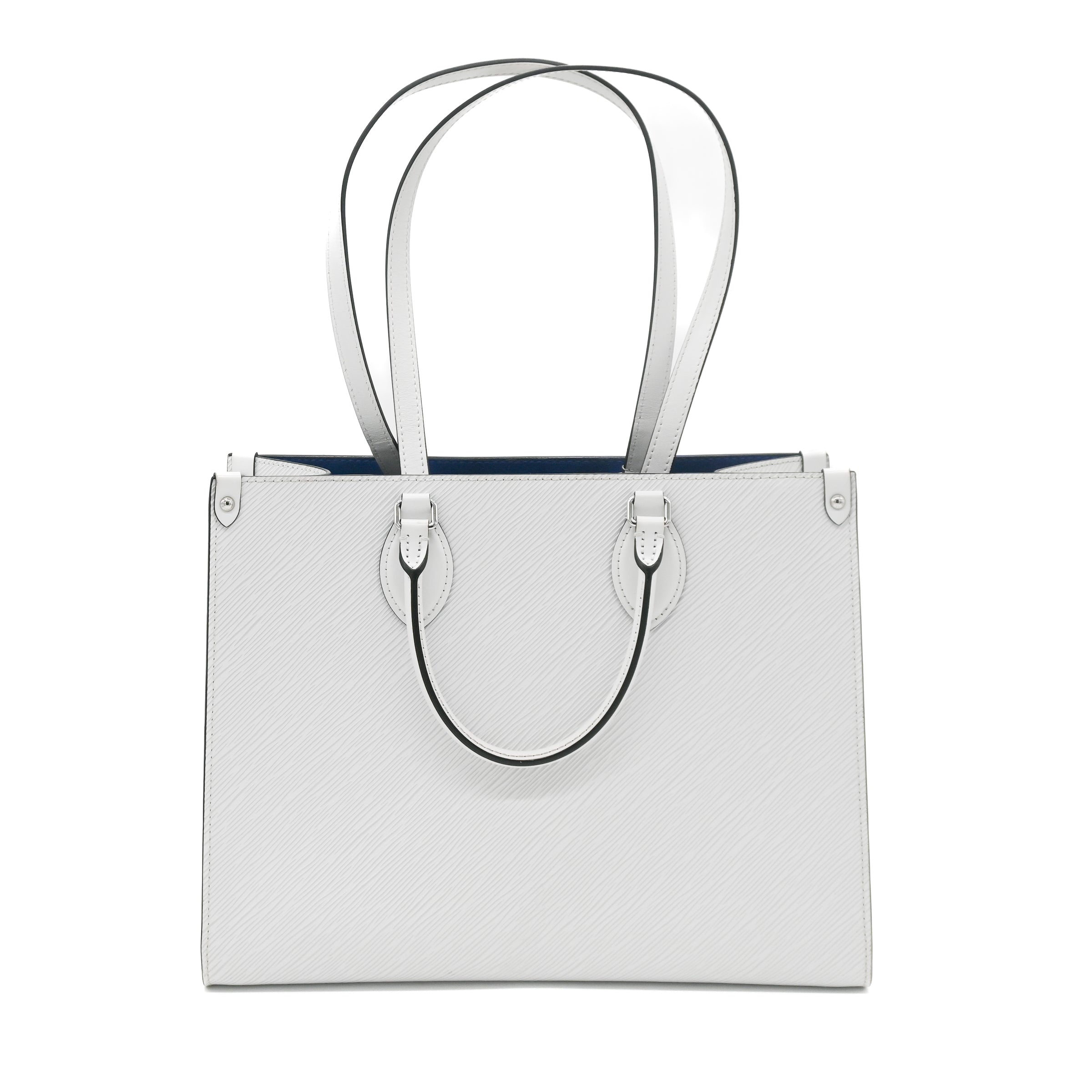 Louis Vuitton Blanc White Epi Onthego MM Tote