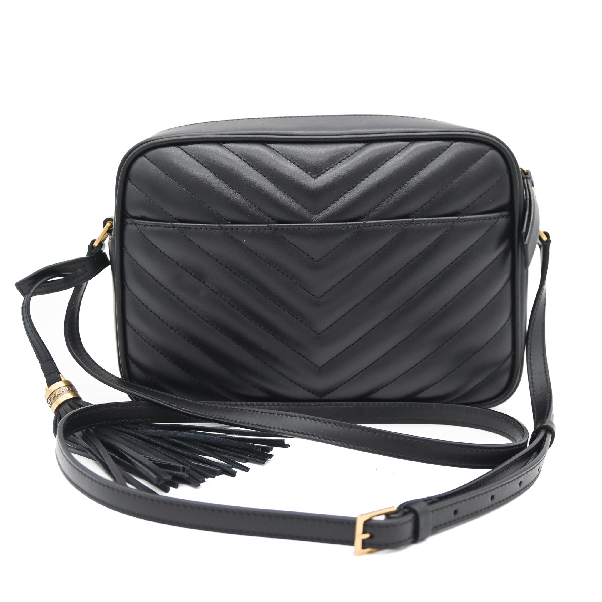 Saint Laurent Medium Lou Camera Bag in Black - Vault 55 | Authentic Preowned Luxury
