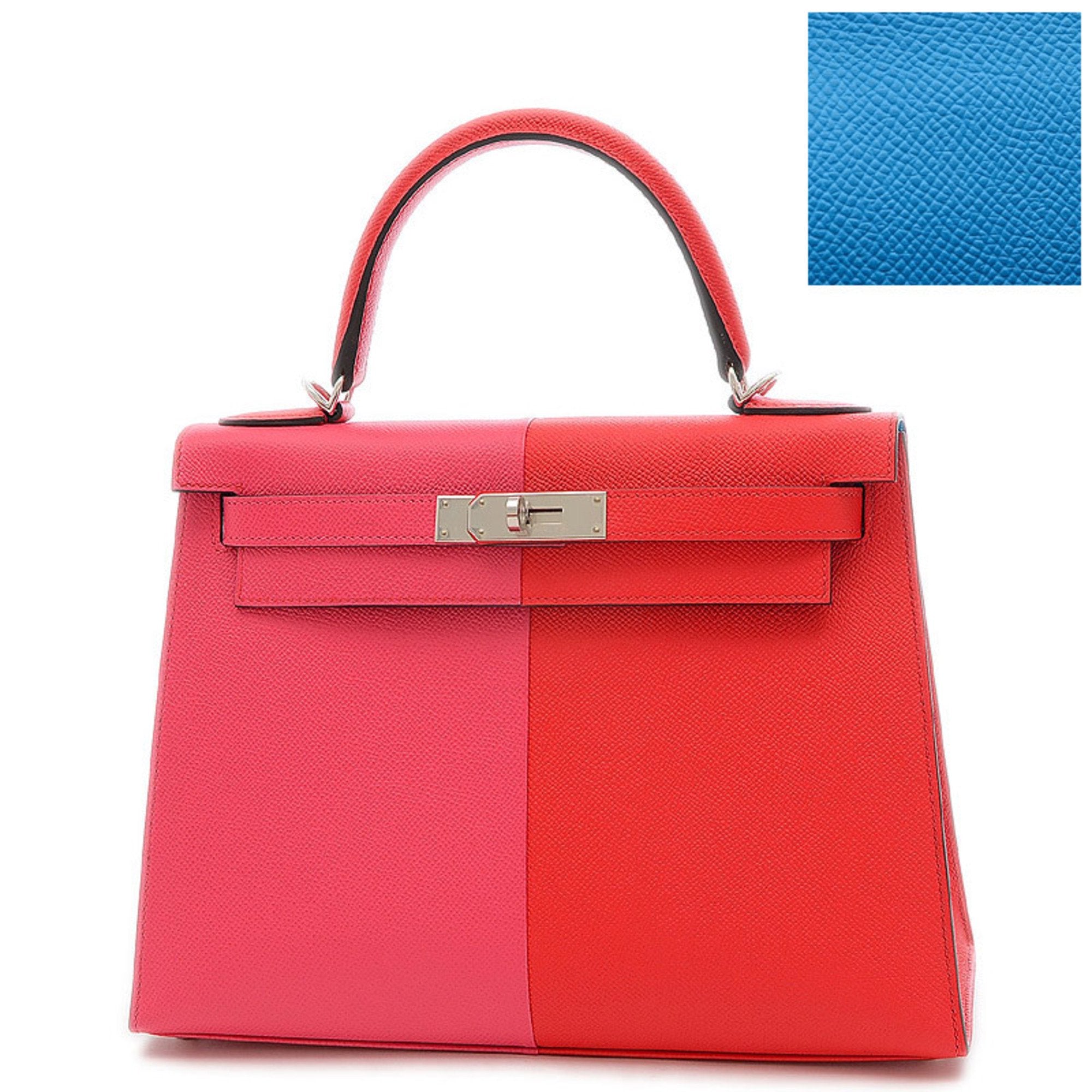Hermes Hermès Kelly Sellier 28 Casaque Rose Extreme Pink/Red - Vault 55