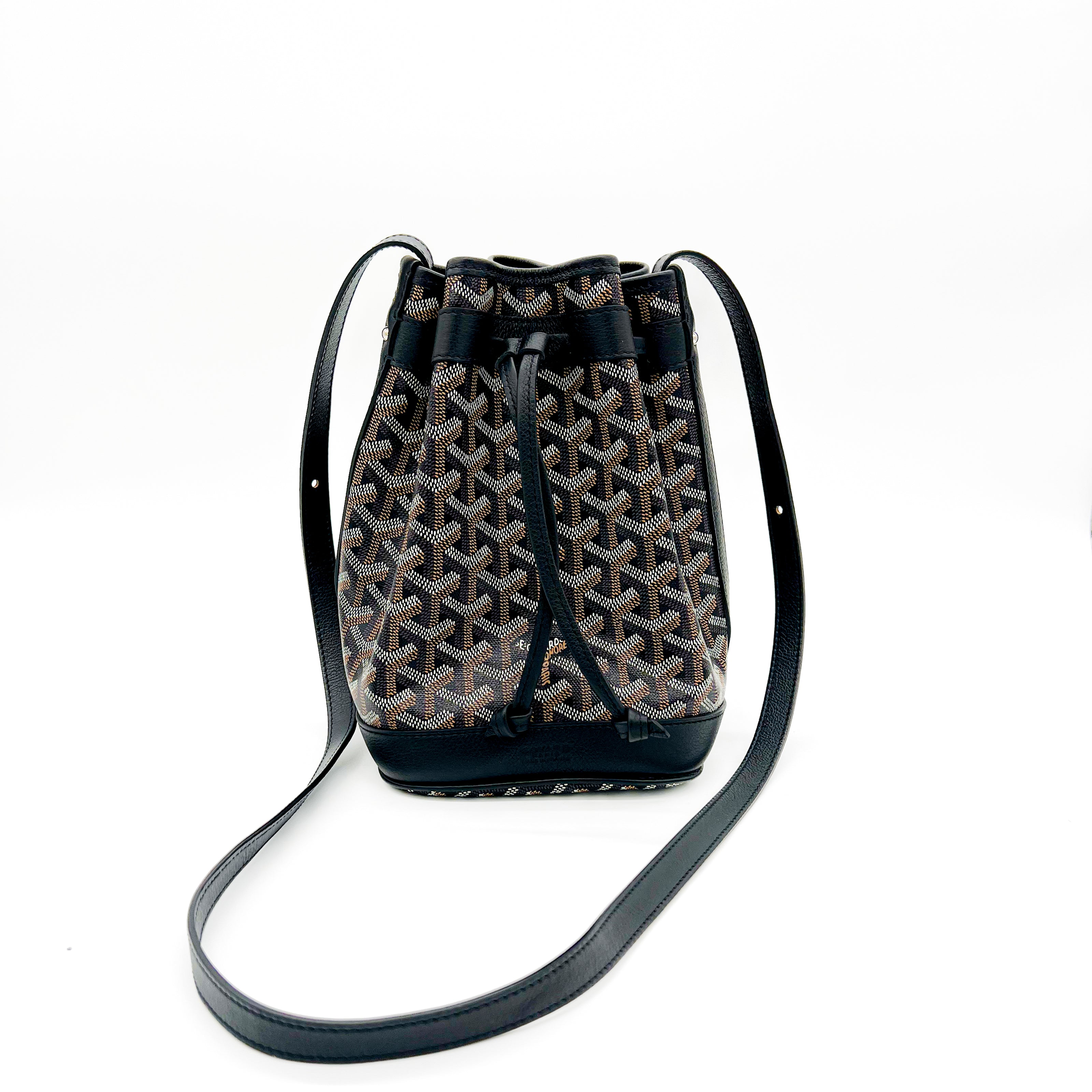 Goyard Goyardine Petit Flot - Black Bucket Bags, Handbags