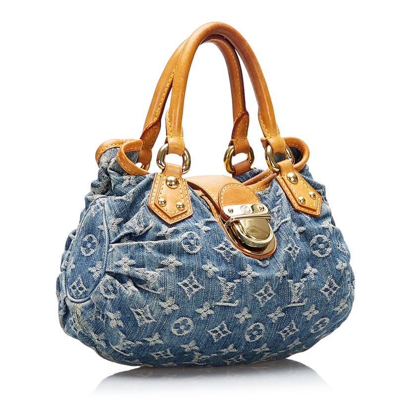 Louis Vuitton Monogram Denim Micro Speedy Bag Charm - Blue Mini