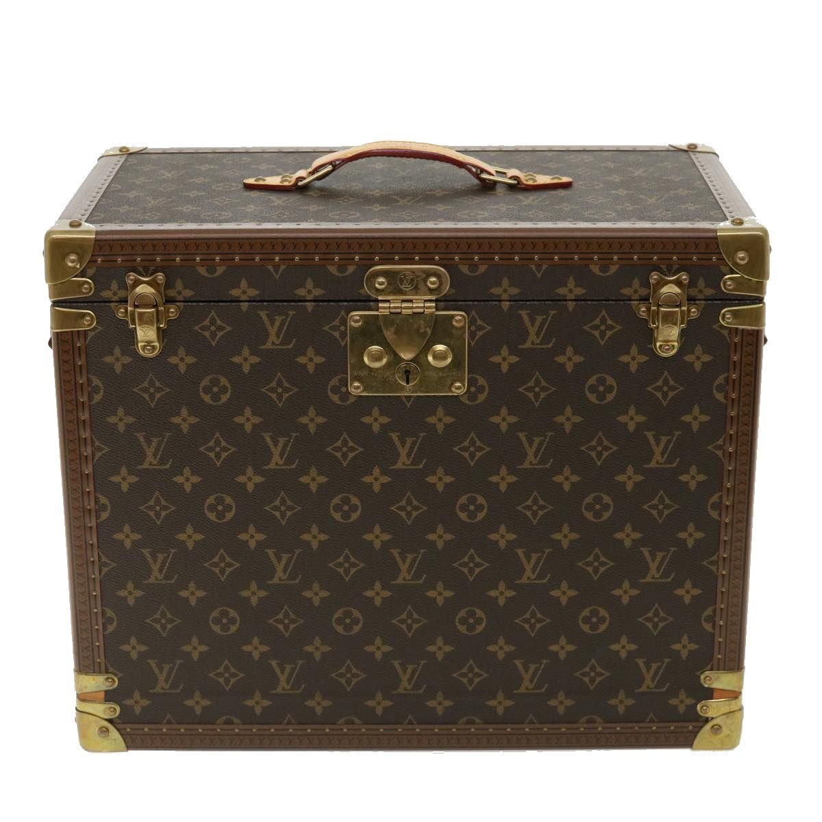 LOUIS VUITTON Louis Vuitton RARE Monogram Champagne Case Trunk - Vault 55
