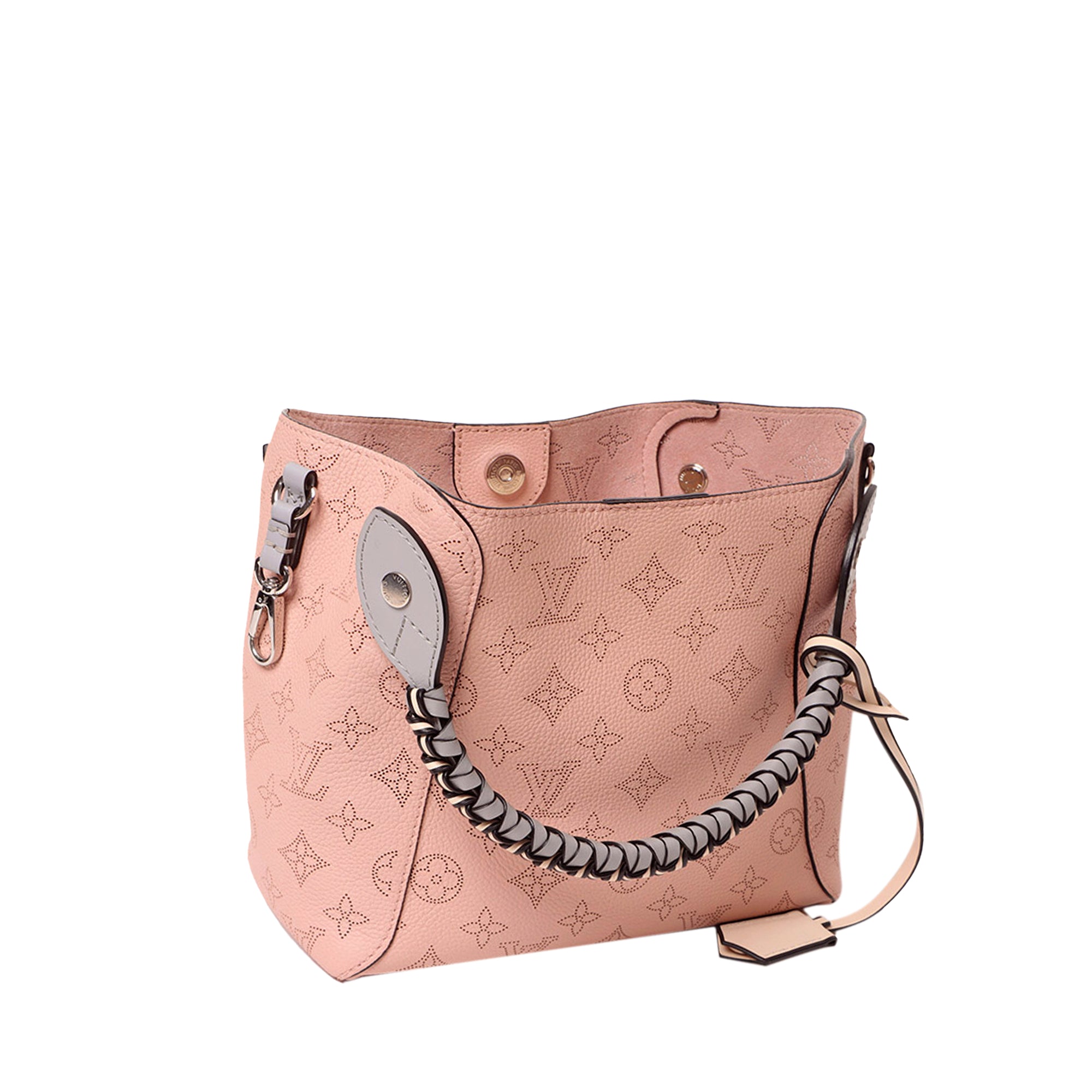 LOUIS VUITTON Key Pouch Mahina Magnolia Pink Coin Holder Bag Charm