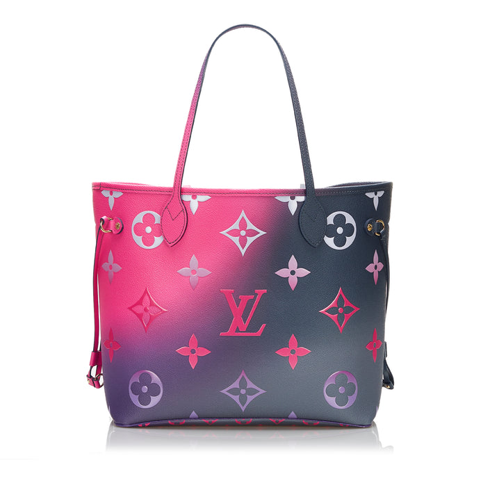 LOUIS VUITTON Monogram Spring In The City Neverfull MM Midnight