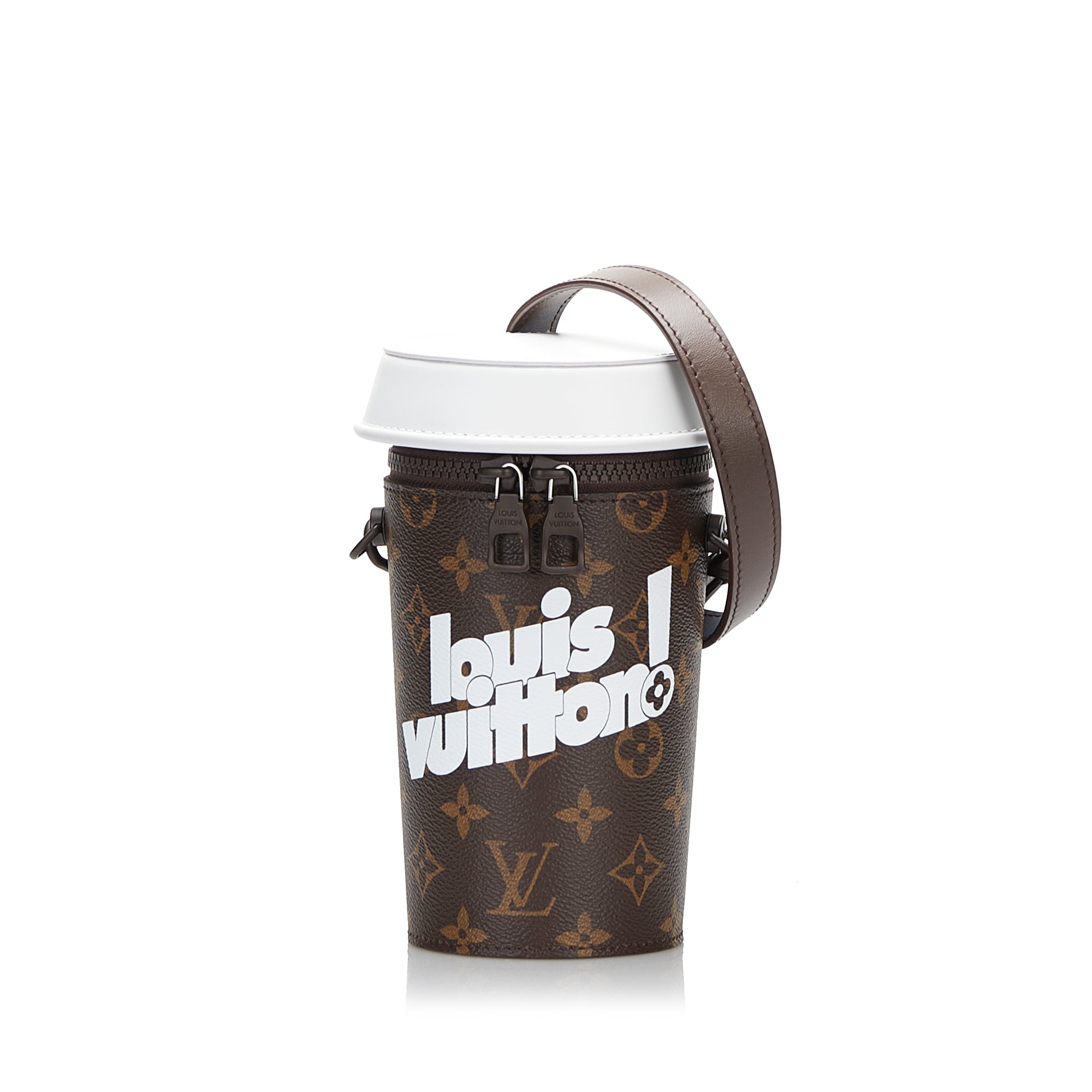 LOUIS VUITTON Louis Vuitton Rare Coffee Cup Crossbody Bag - Vault 55